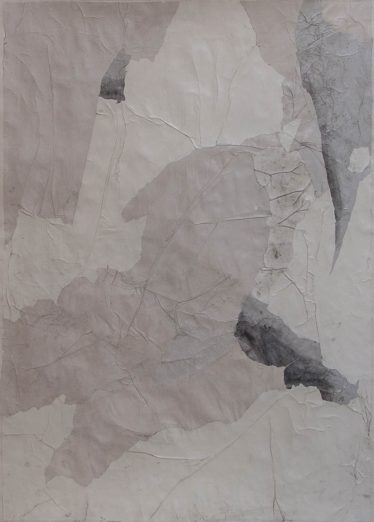Bastian Hansen | De.construct 2.3 | 2022 | Mixed media on bookpaper 90 gsm | 105 x 75 cm
