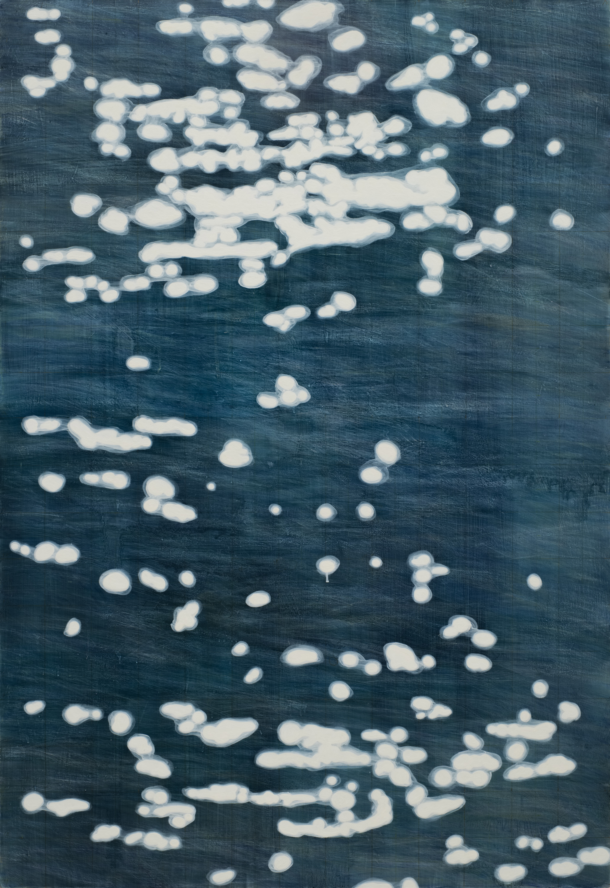Dots #3, 2021, oil on canvas, 153x105cm