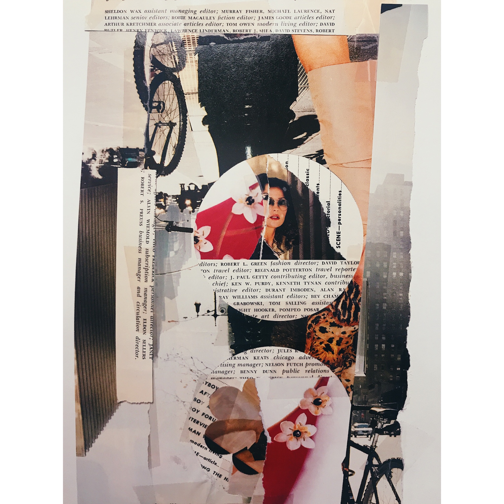 c. 2007, paper collage