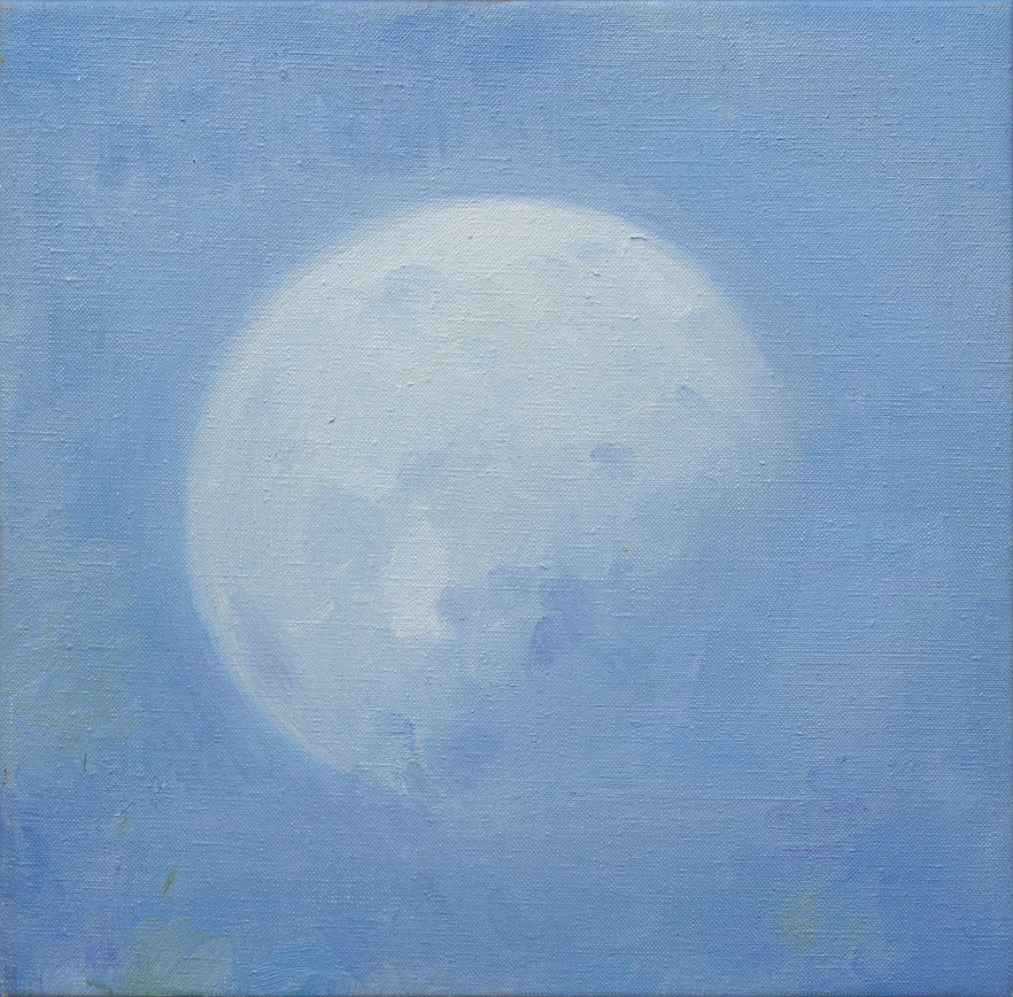 La Luna [II] | The Moon [II] (2020), oil on linen, 24 cm x 24 cm
