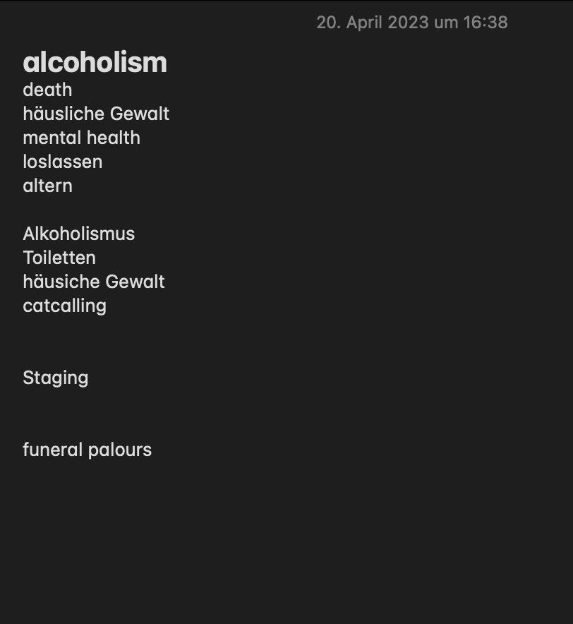 searching for a topic for the videos