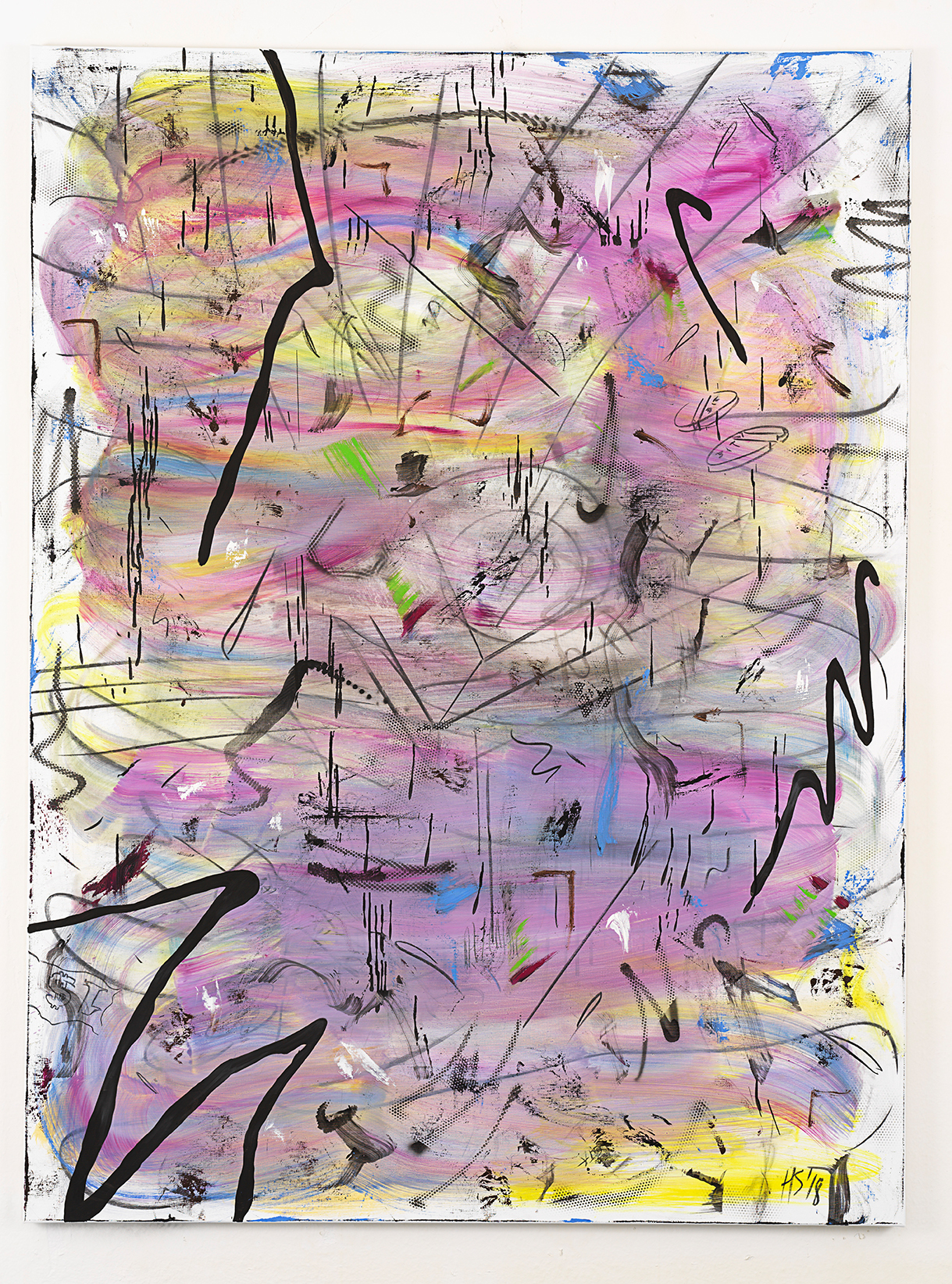 BITTE EIN BIT, 2018 200 x 150cmOil on Canvas