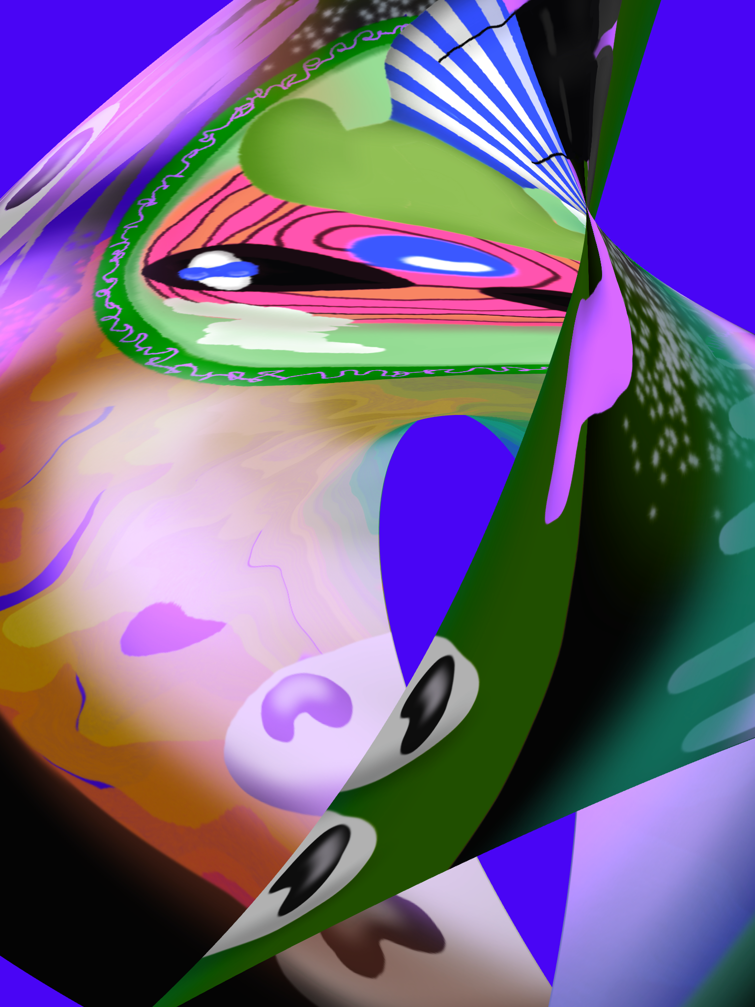 Tortuous life, 2020, digital illustration