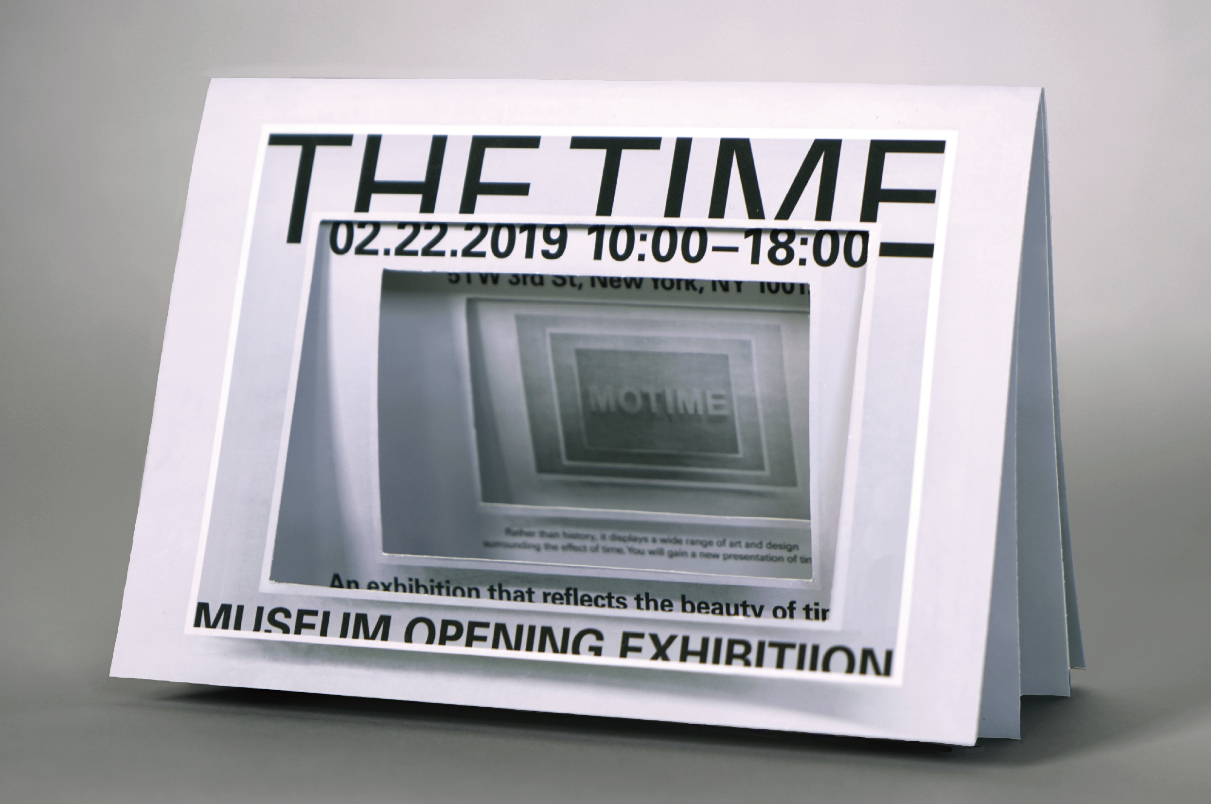 Museum brochure // size: 189mm×137mm