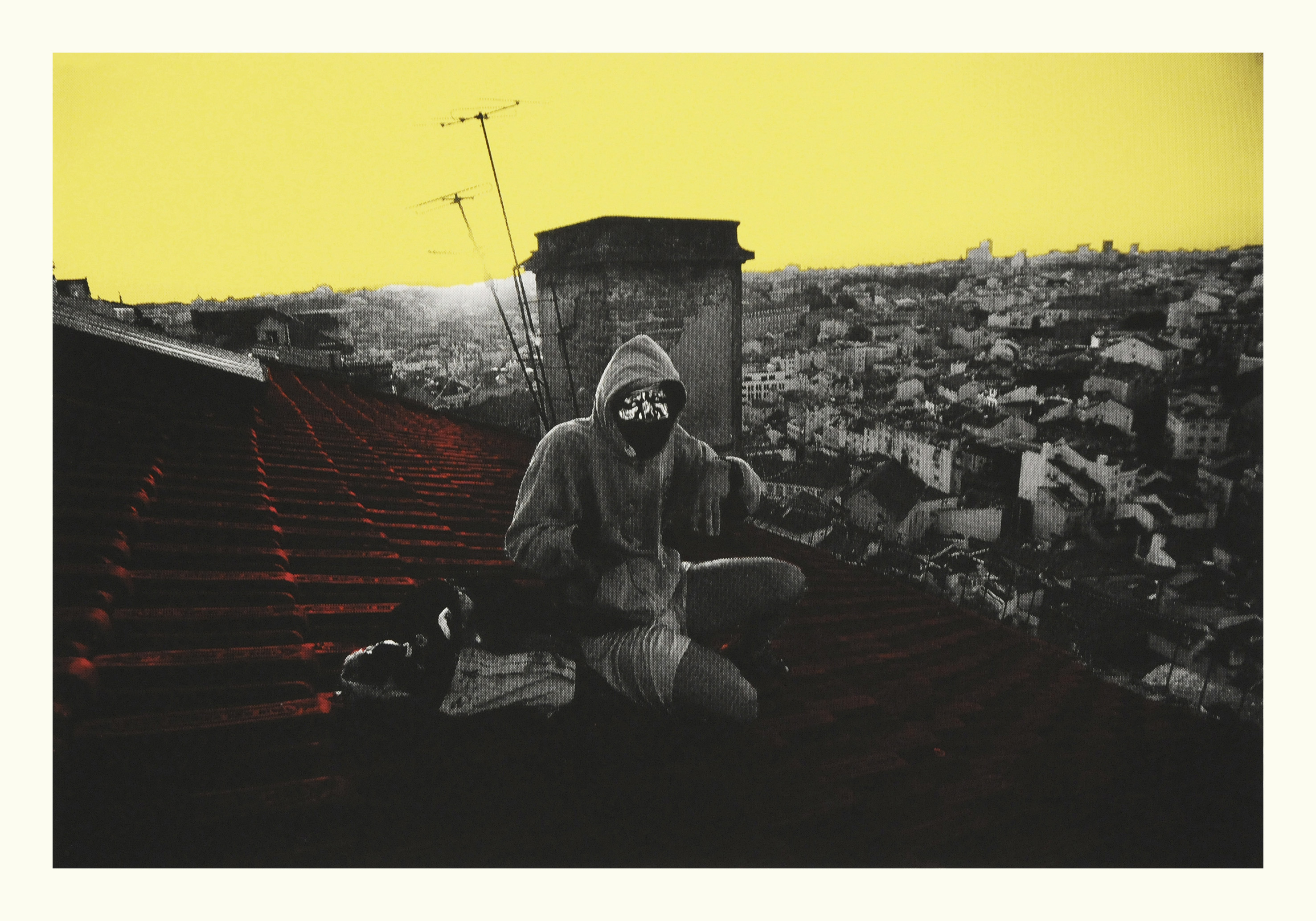 Amo-Te Lisboa #5collaboration with Tanguy Bombonera, screen print on paper, printed by 56Fili, edition of 10, 35x50 cm, 2015