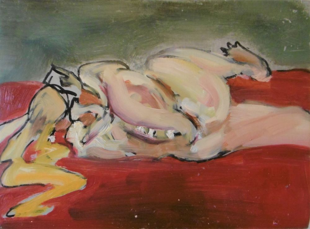 Isolation, Oil on board, 15 x 20cm, £200