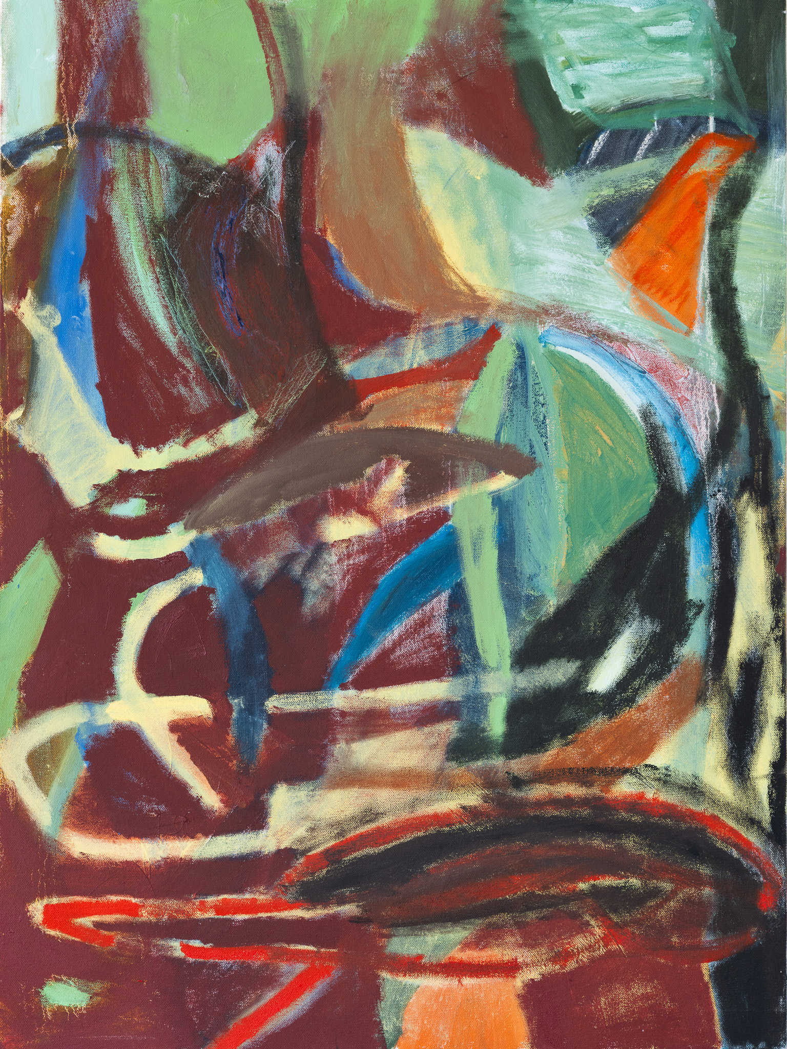 'hawks and sparrows' 2025, oil on canvas, 22x30