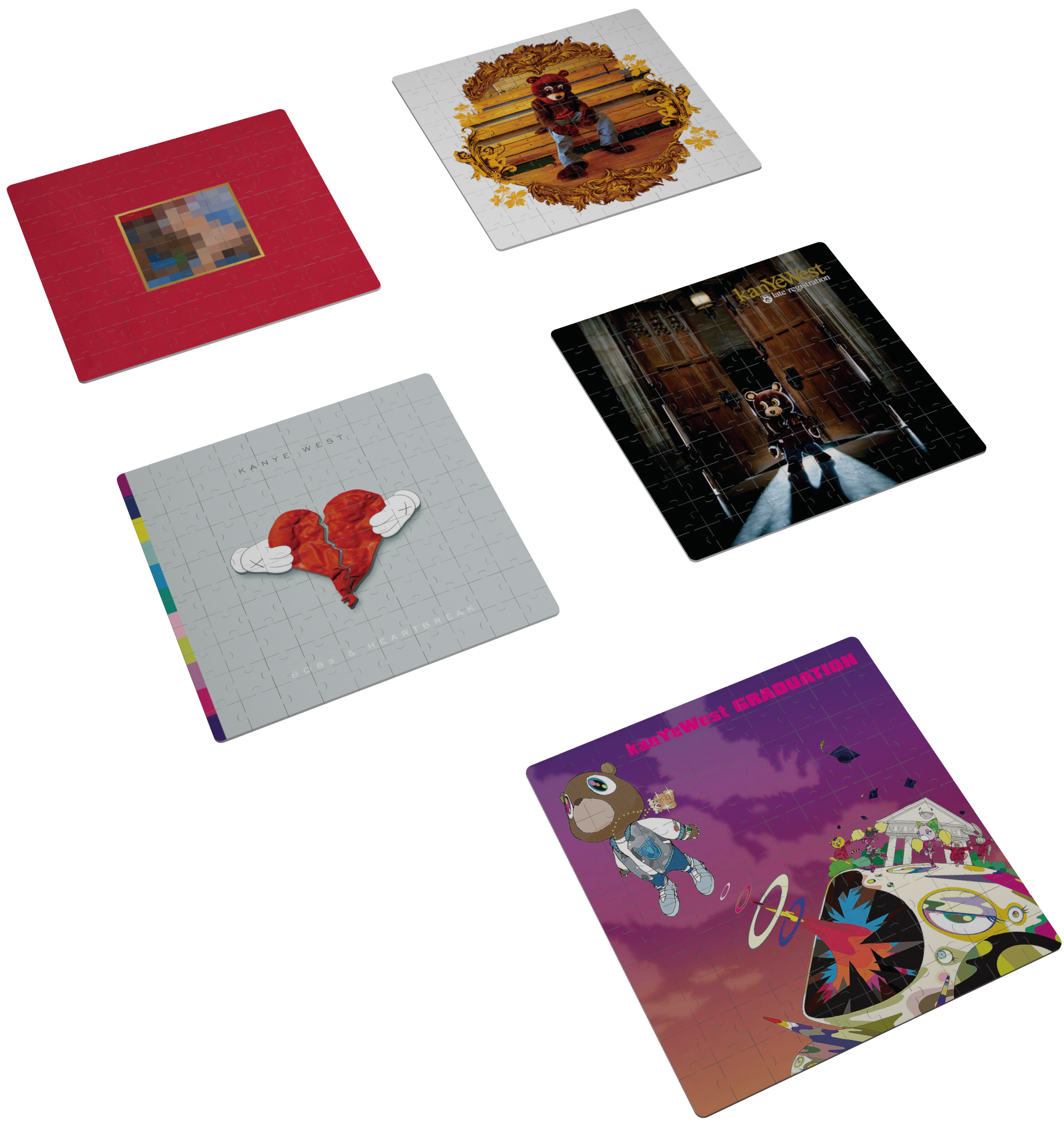 KANYE WEST PUZZLE BUNDLE - RELEASE BY THE NINE