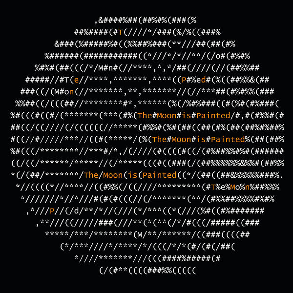 2024 | The moon is painted - Giack Bazz (r,m)