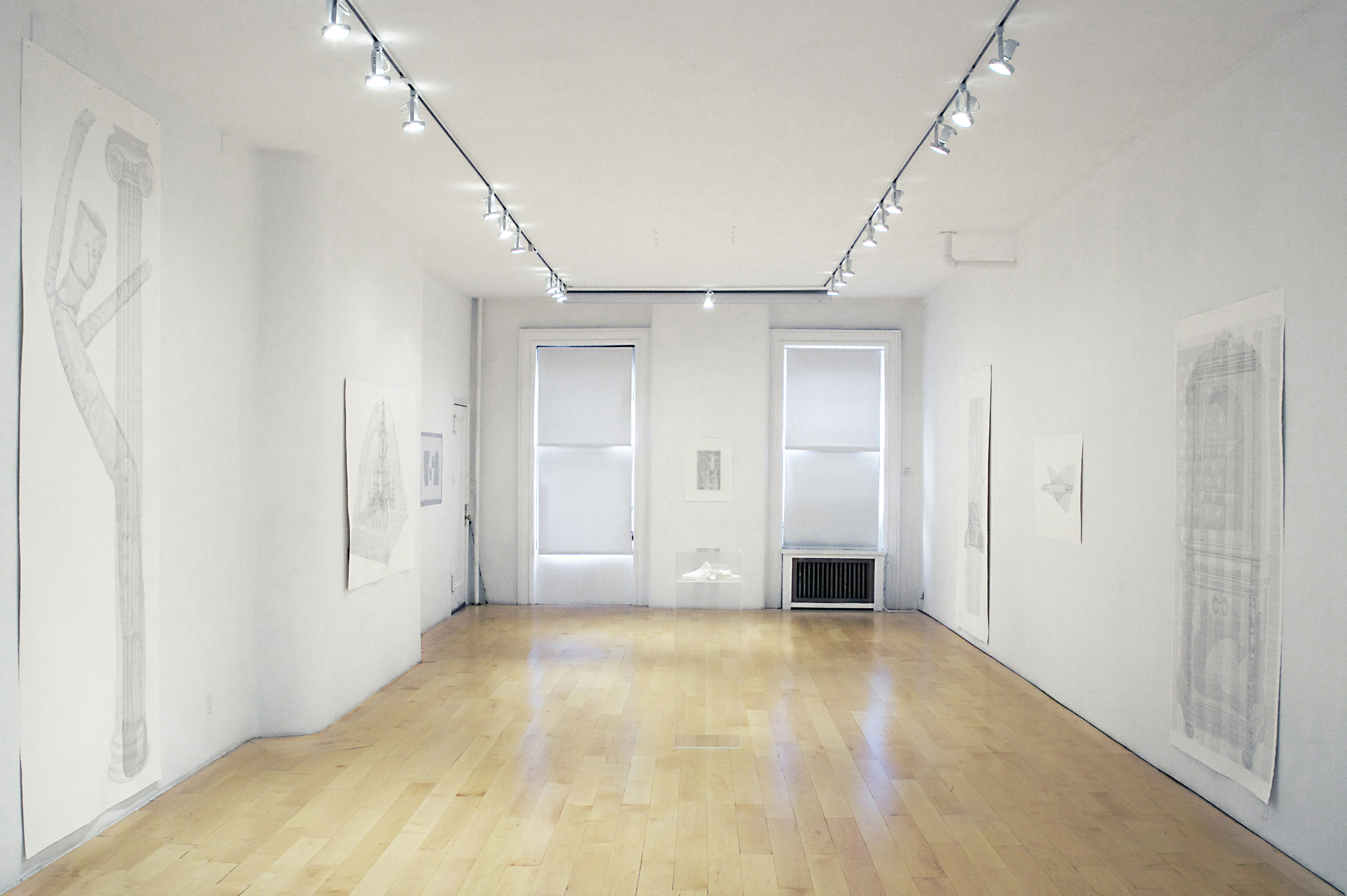 The Present Matter installation at sla307, New York, NY