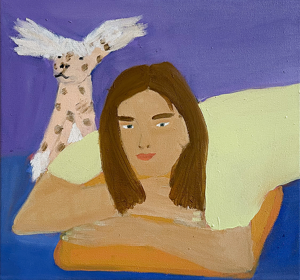 Gina & Gigi, Oil on Canvas, 24 x 32 cm, 2022