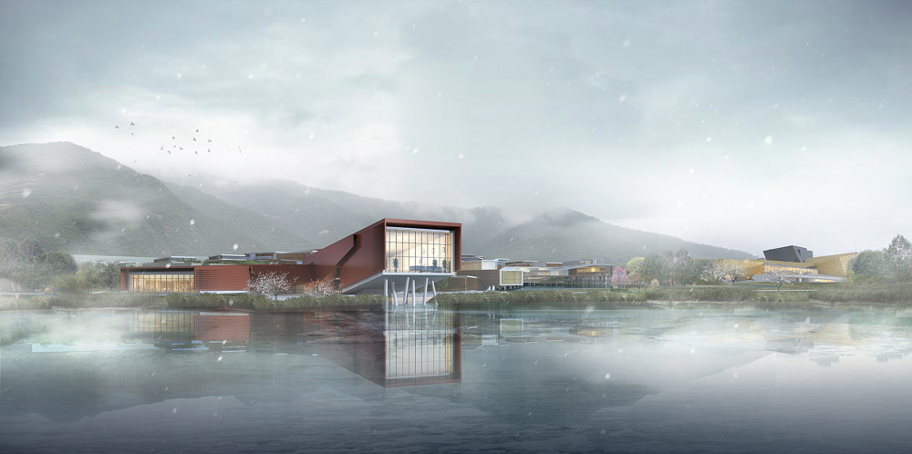 Tourist CenterRendering © Hard Rock Digital Technology Co. LTD