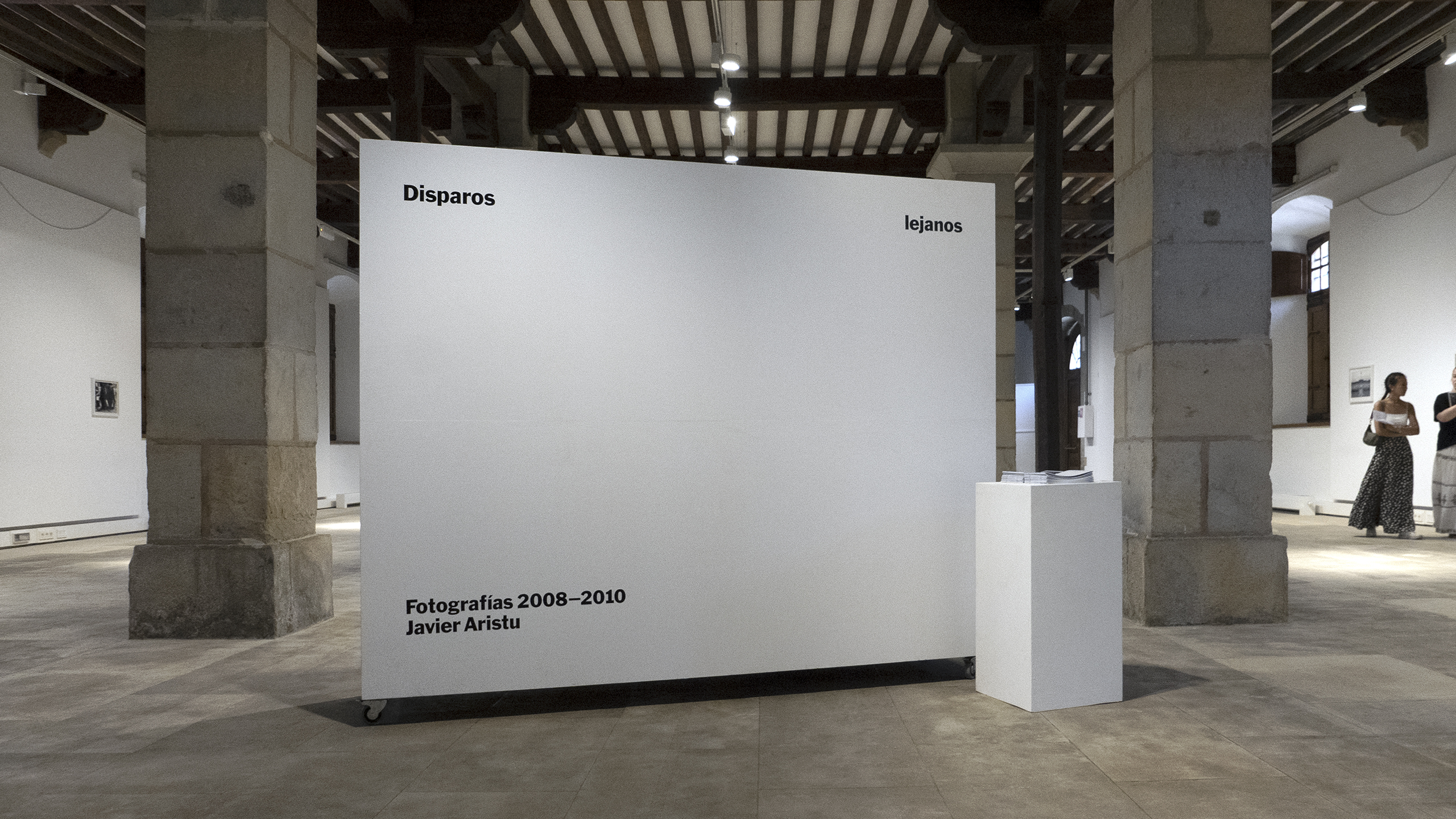 Exhibition Disparos lejanosSala de Armas de la CiudadelaPamplona, June 2025