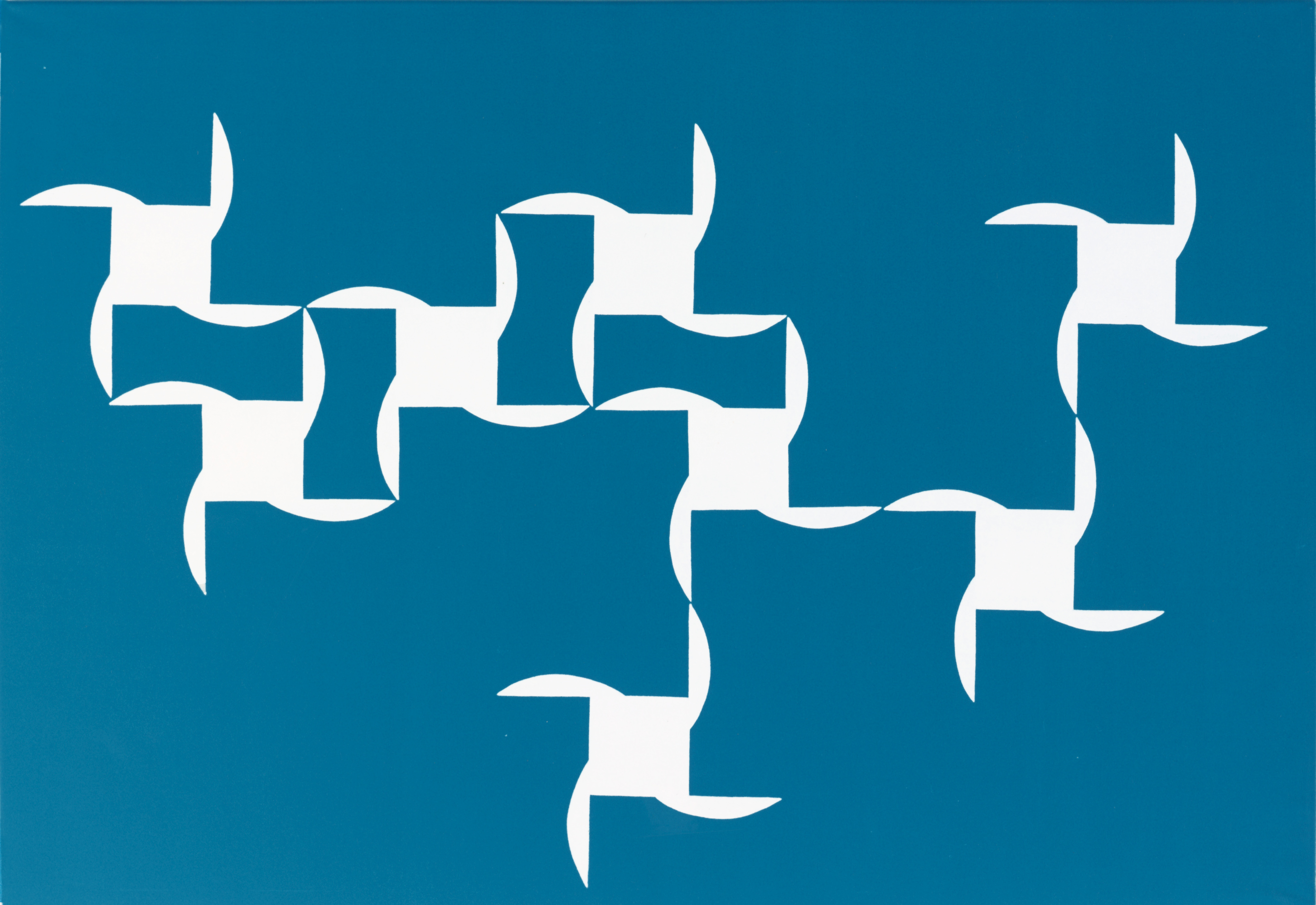 Untitled, 1993. Acrylic on canvas, 135 x 196 cm.