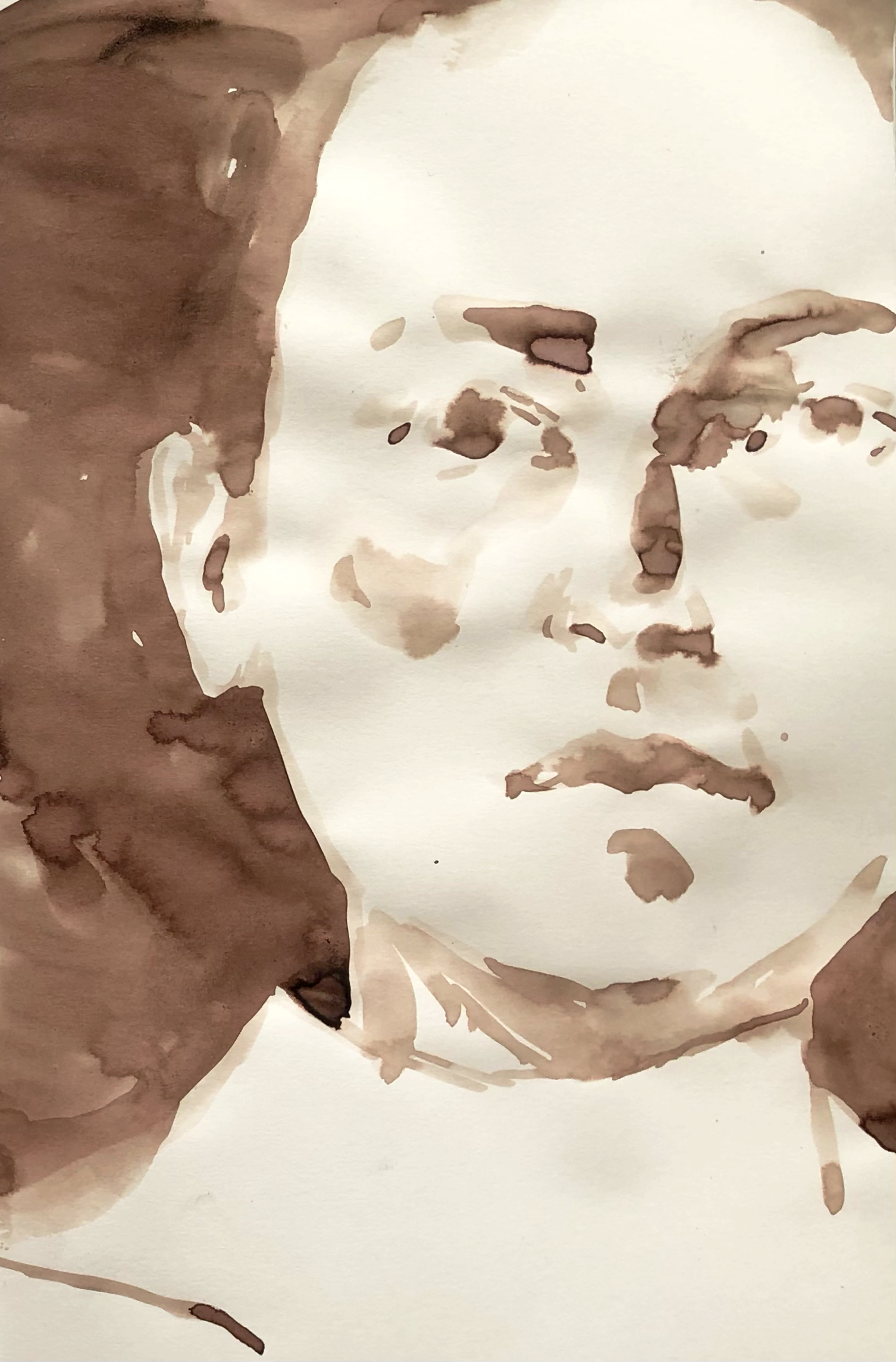 zelfportret illustratie jaar 1