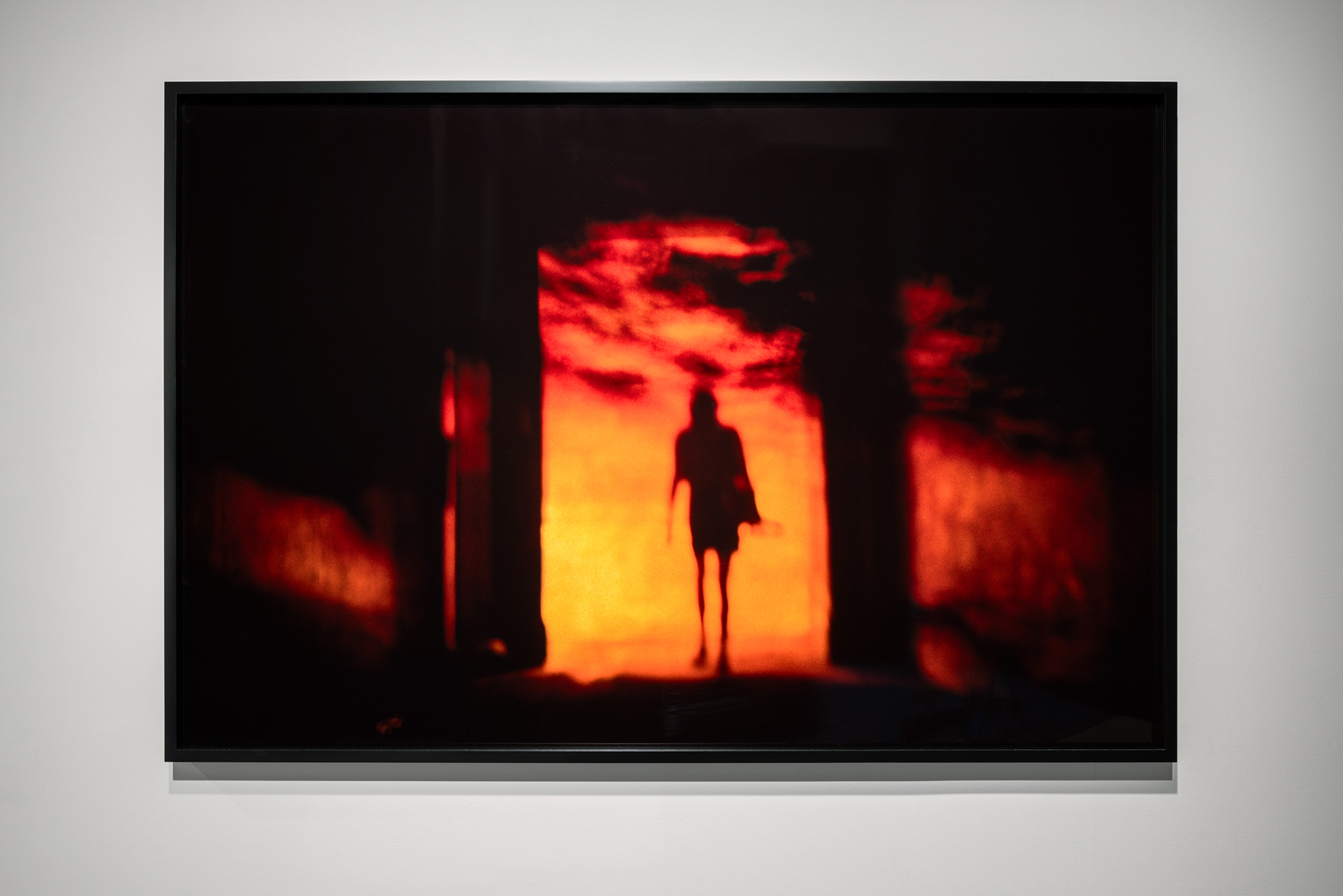 Robert Blake, "Legend - Untitled (Woman in doorway)," ca. 1988 - 1998. Cibachrome, 40 x 60 inches. Photo by Rafael Gamo.