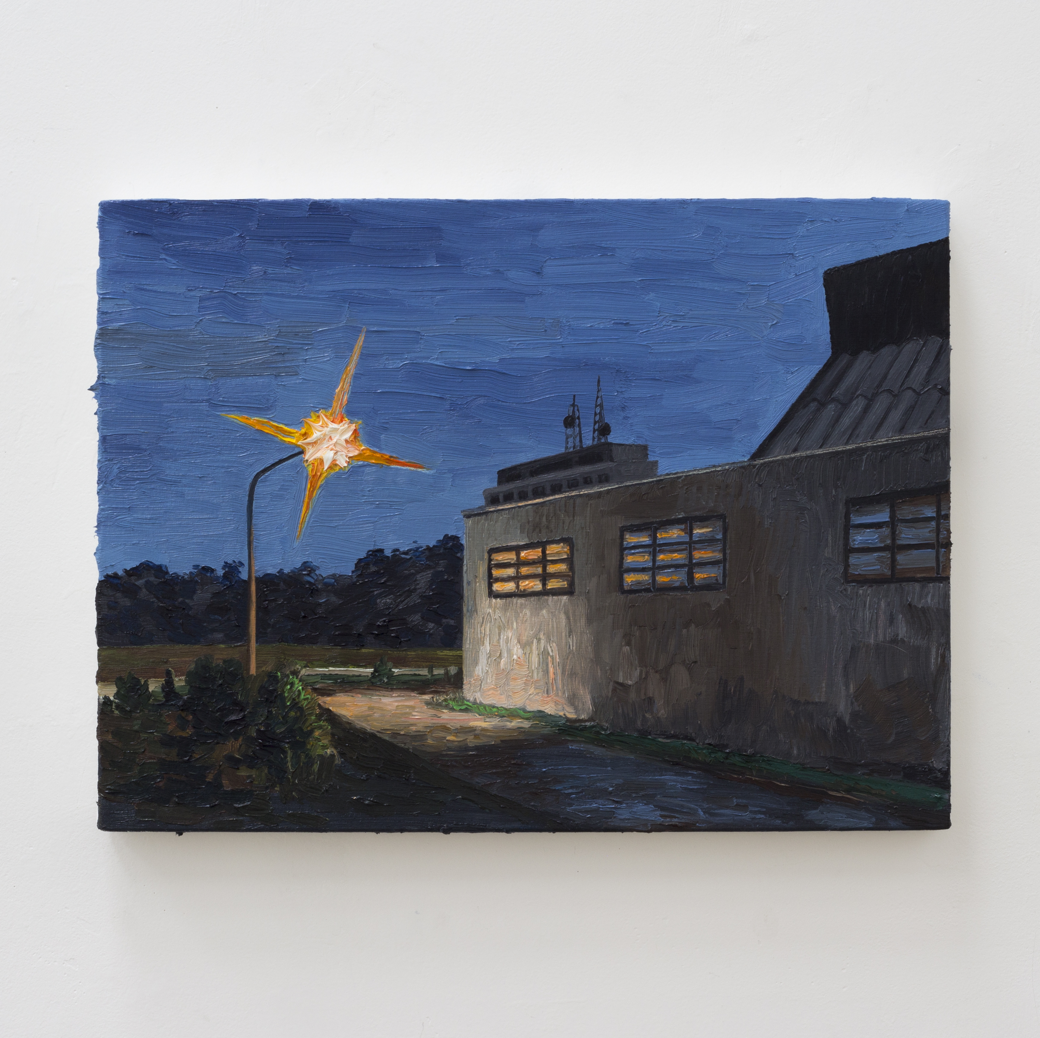 Poste de luz, 2023&oacute;leo sobre tela30 x 40 cm