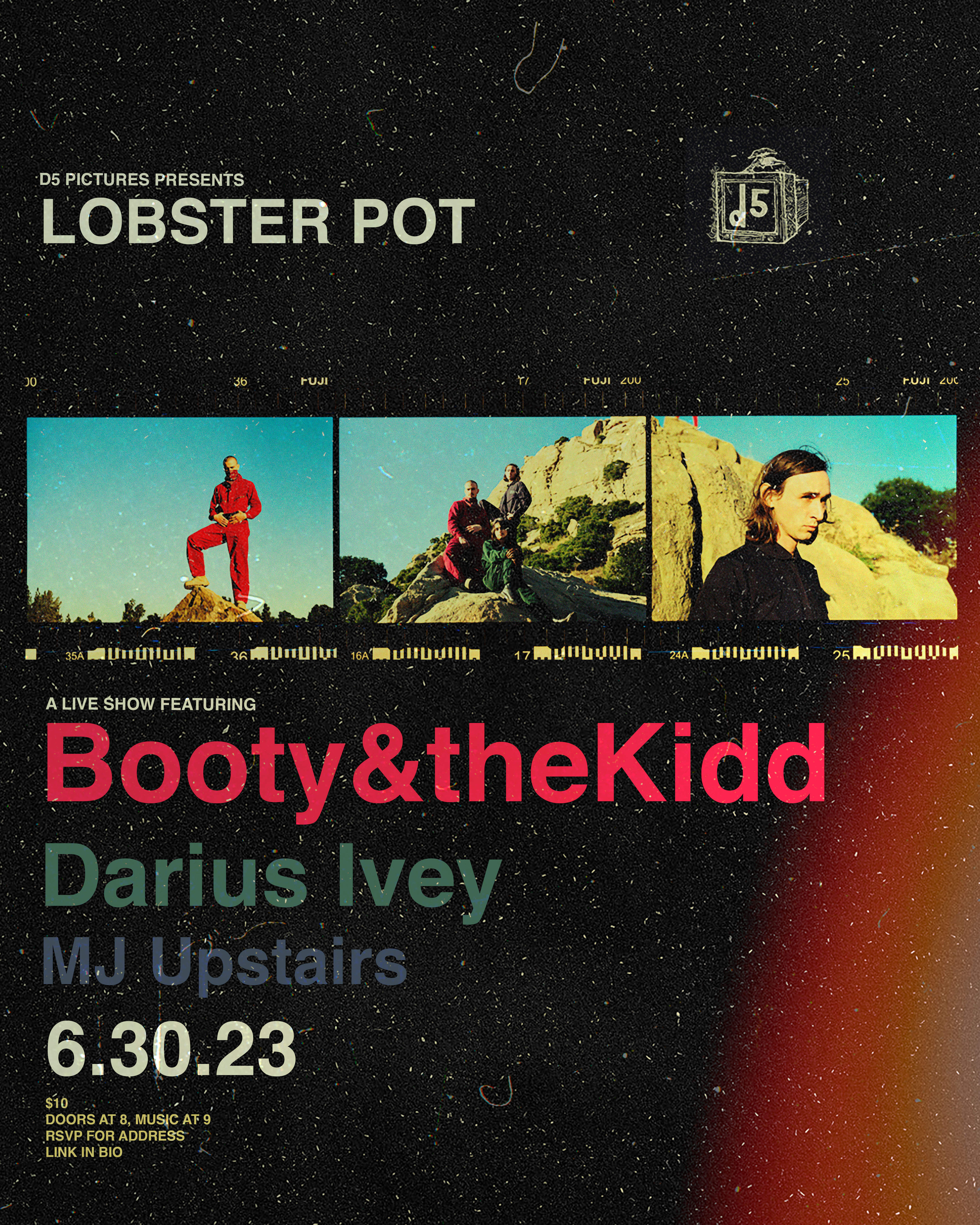 Booty & the Kidd House Show w/ MJ Upstairs - June 2023