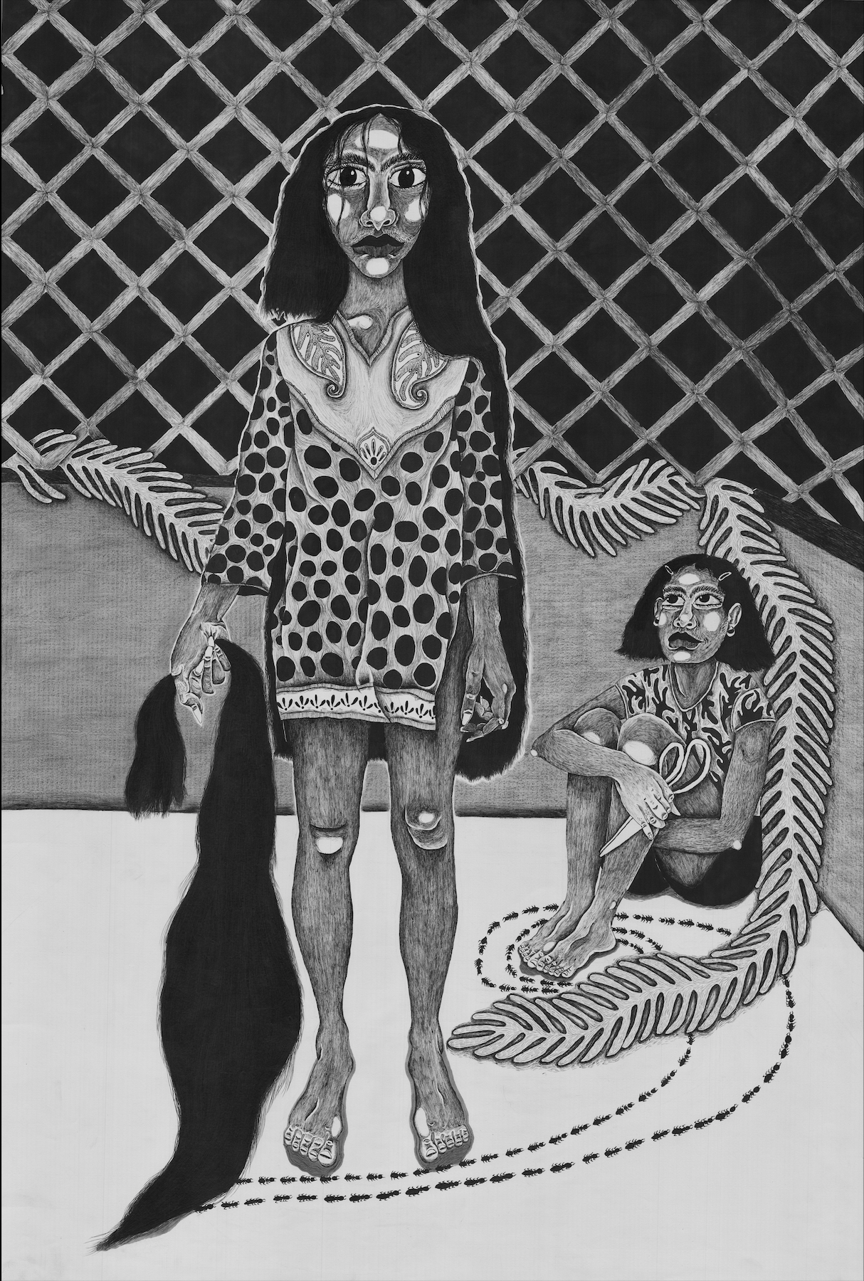 wanton woman, 36x25"