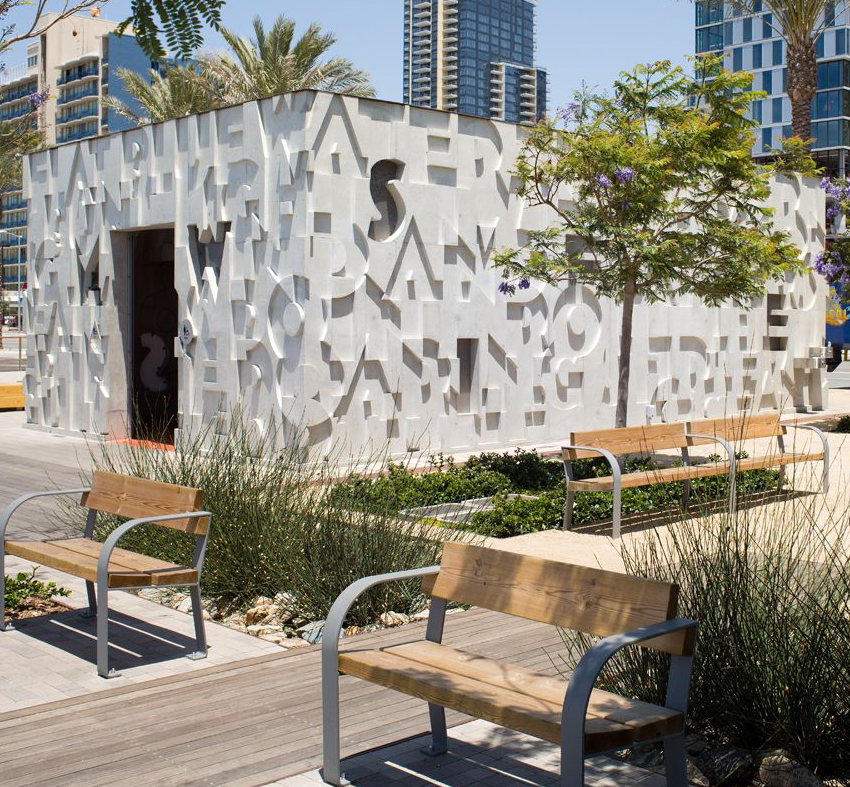 Birds Words, North Embarcadero Visionary Plan, San Diego, CA, 2015