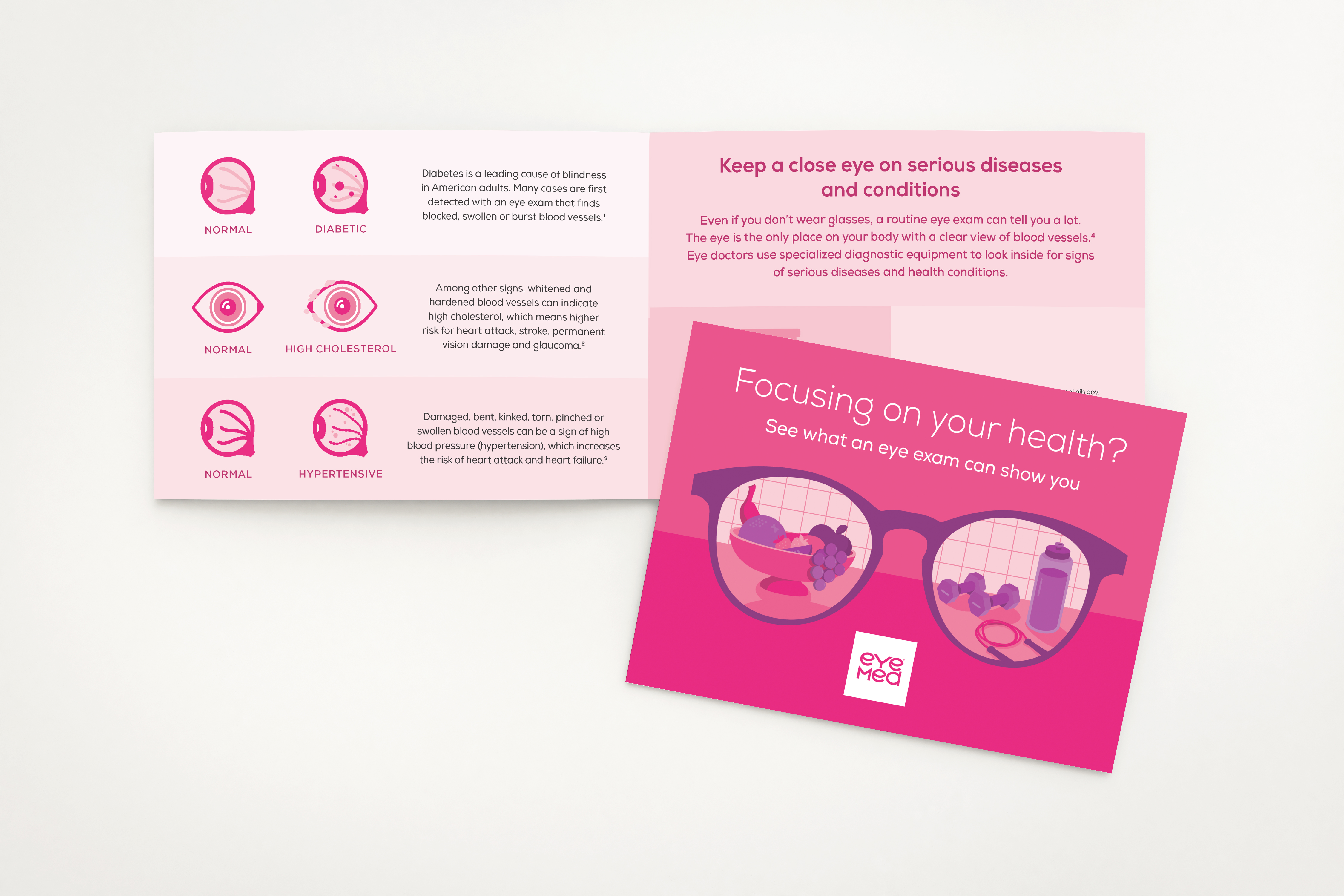 Illustration and layout for at risk mailer