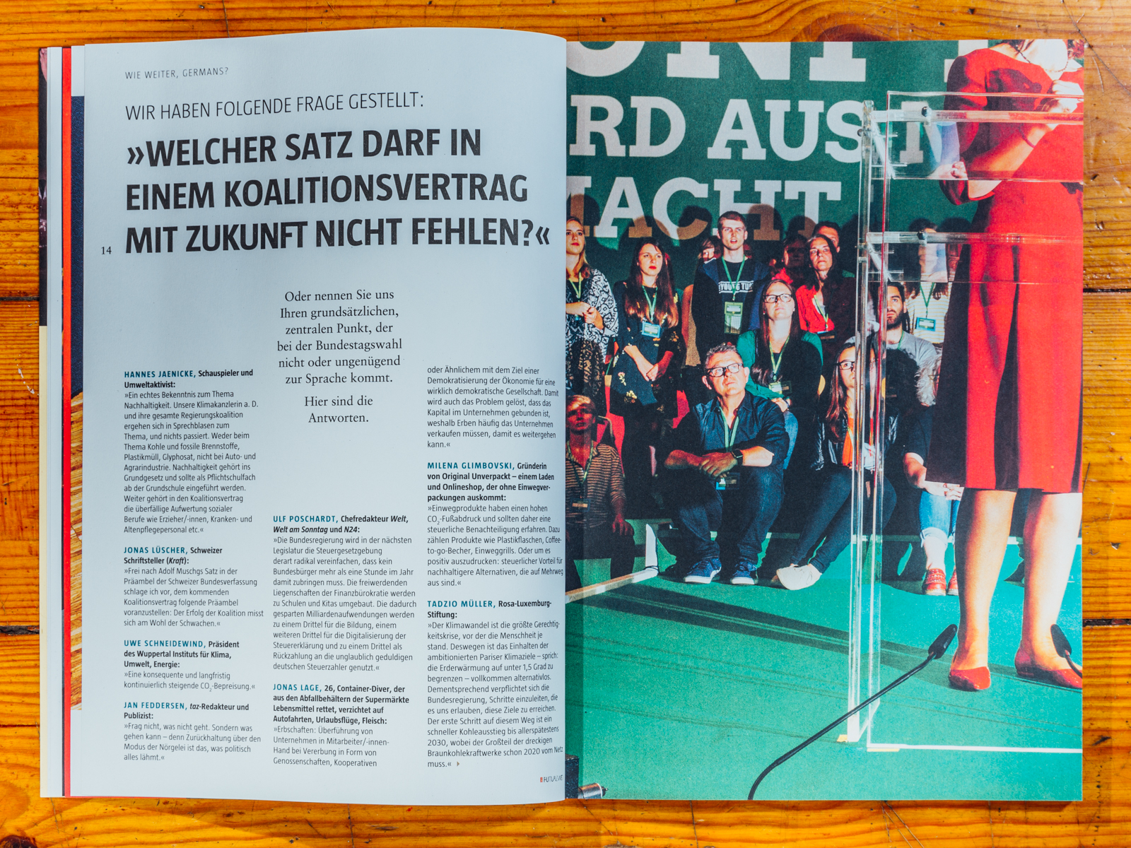 FuturZwei / meine freie Strecke "Game of Chairs" &uuml;ber Bundesparteitage bebildert das Titelthema / September 2017