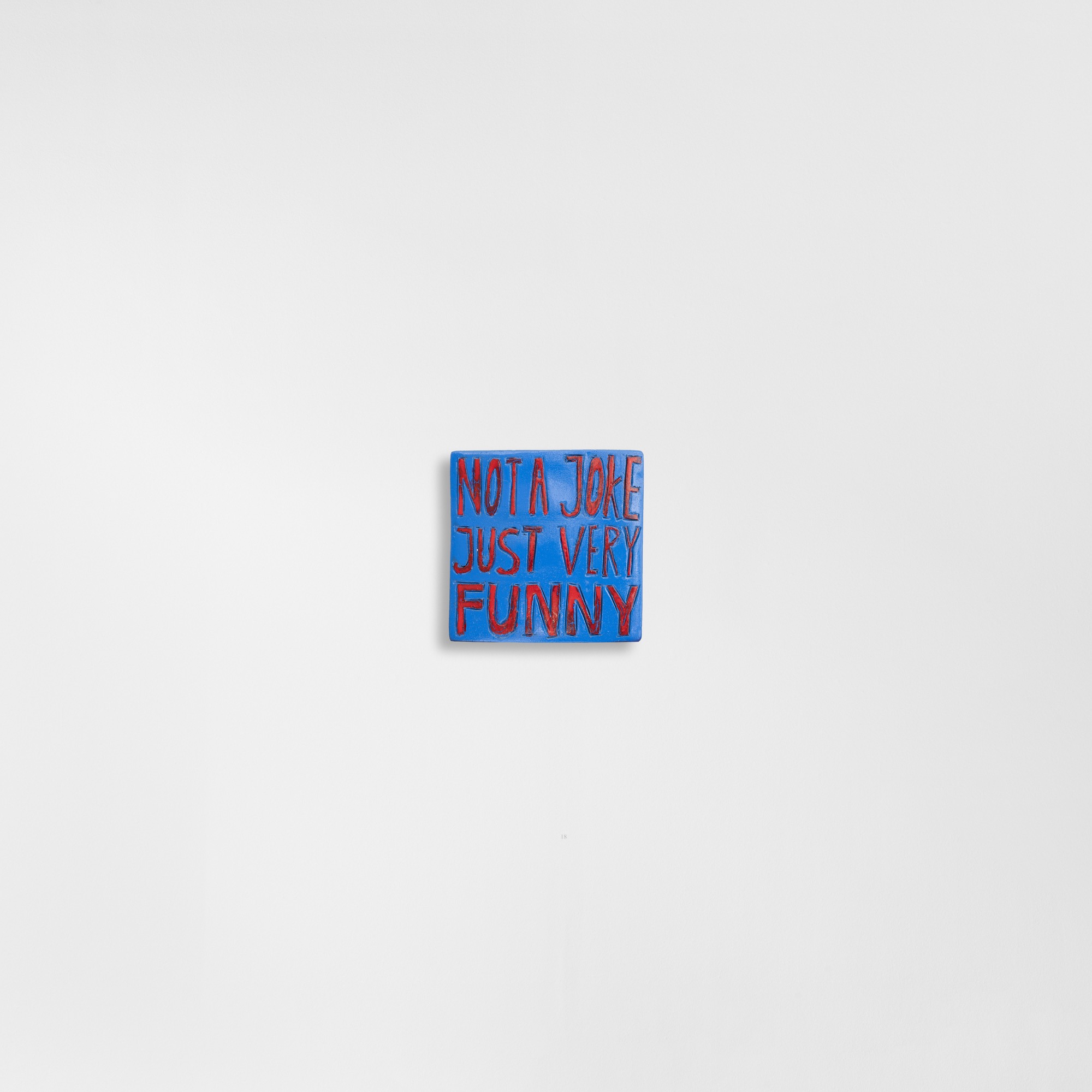 2020, Essentially, 2020, Clay and Acrylic, 8 × 8 cm