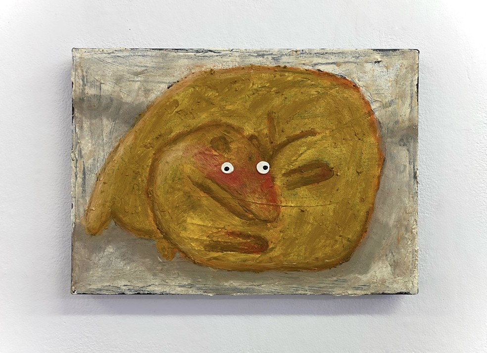 Burning with embarrassment, oil on canvas, 16"x14", 2023
