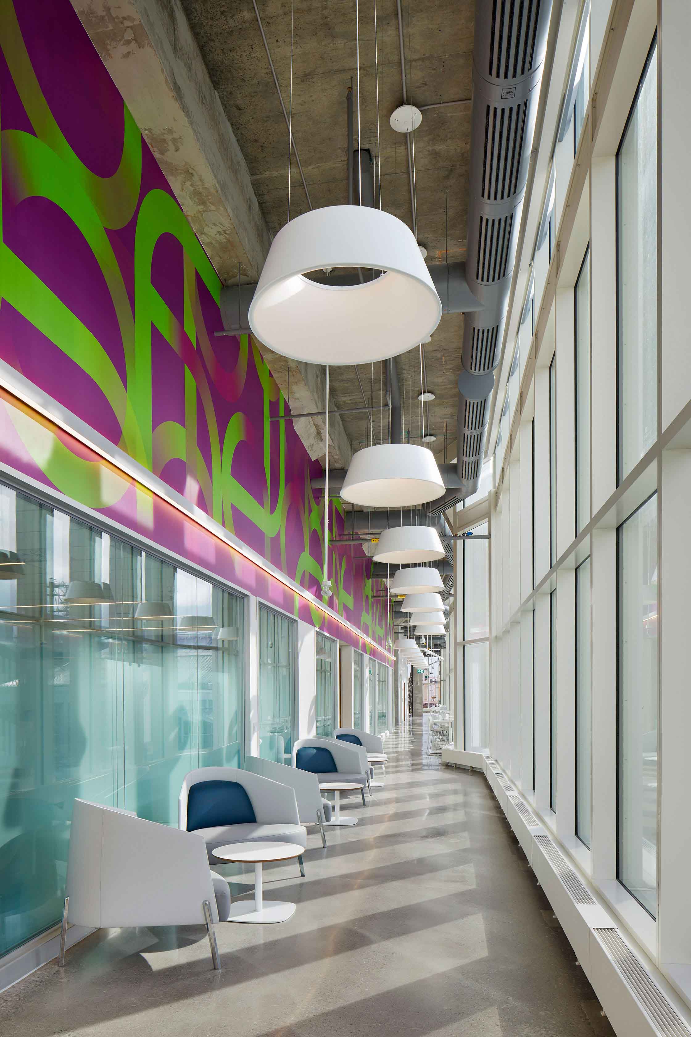 Université de l’Ontario Français (UOF) Campus, Toronto, ON. Image credits to Gow Hastings.