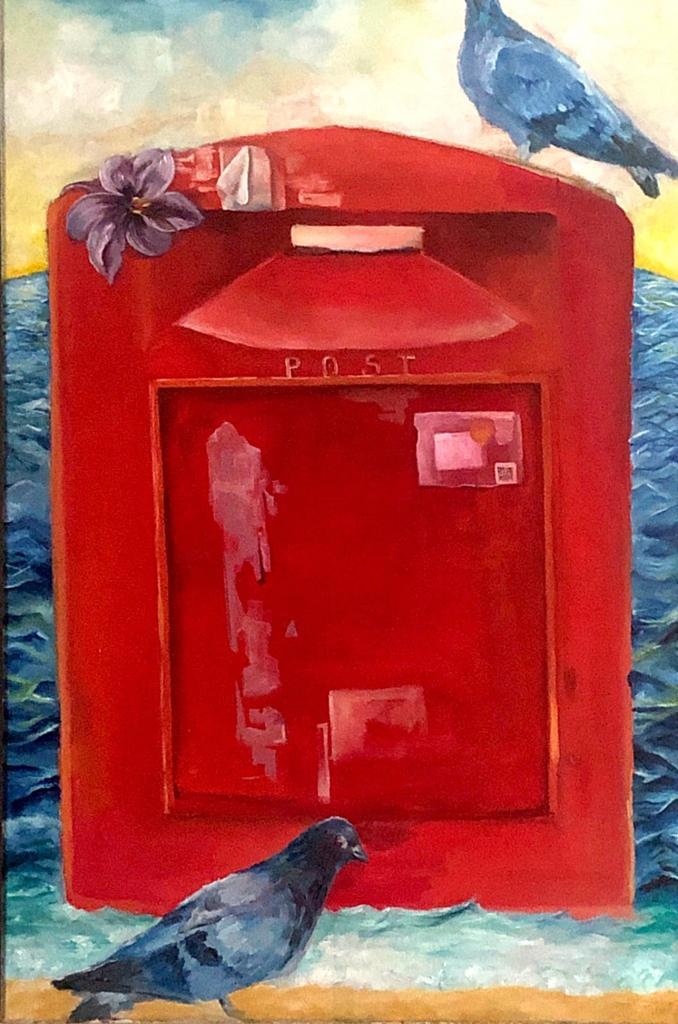 Muskaan Bhukhanwala, Untitled, Oil on canvas, ART 302: Advanced Painting
