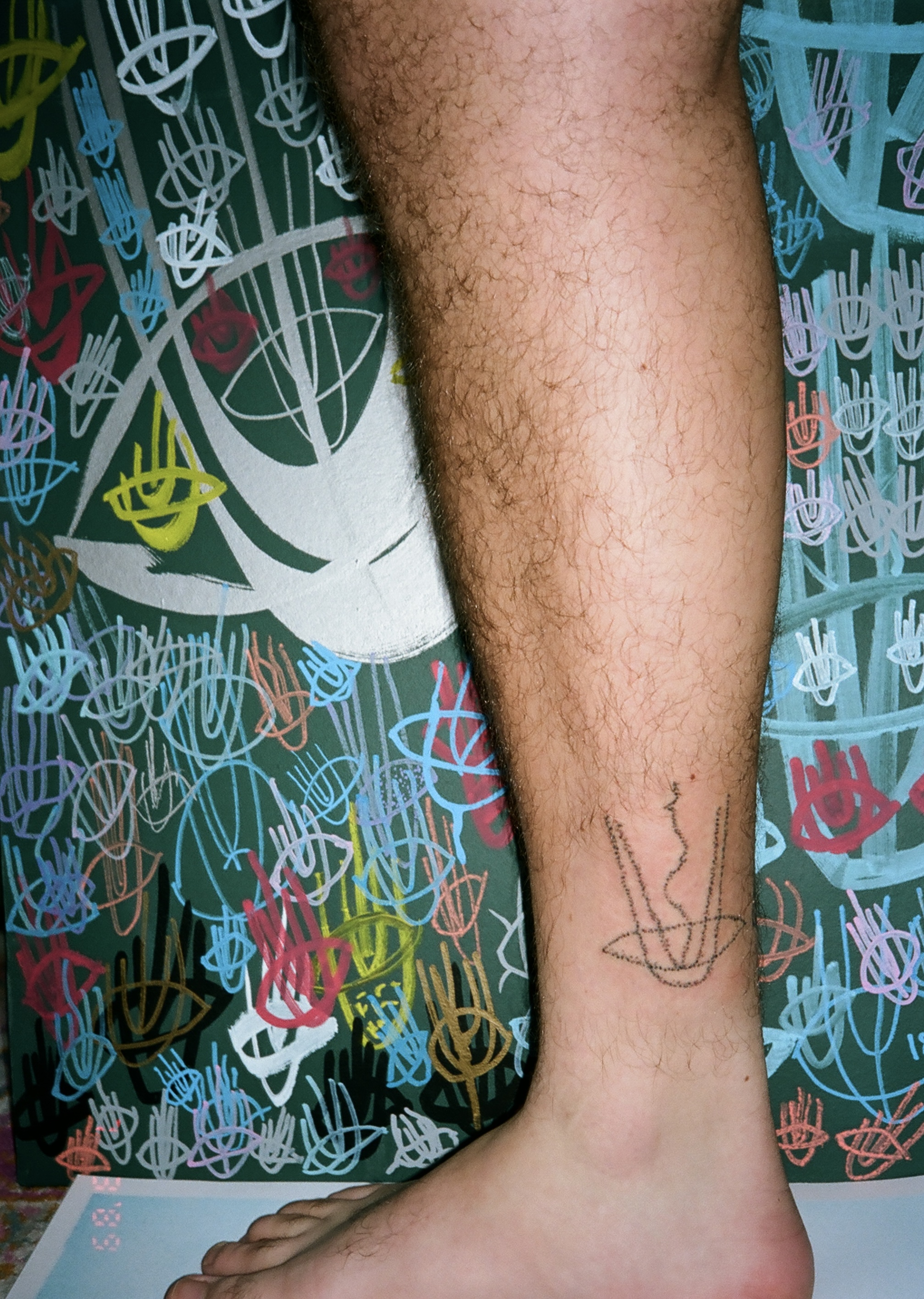 Watcher stick & poke tattoo # 3 (2022)