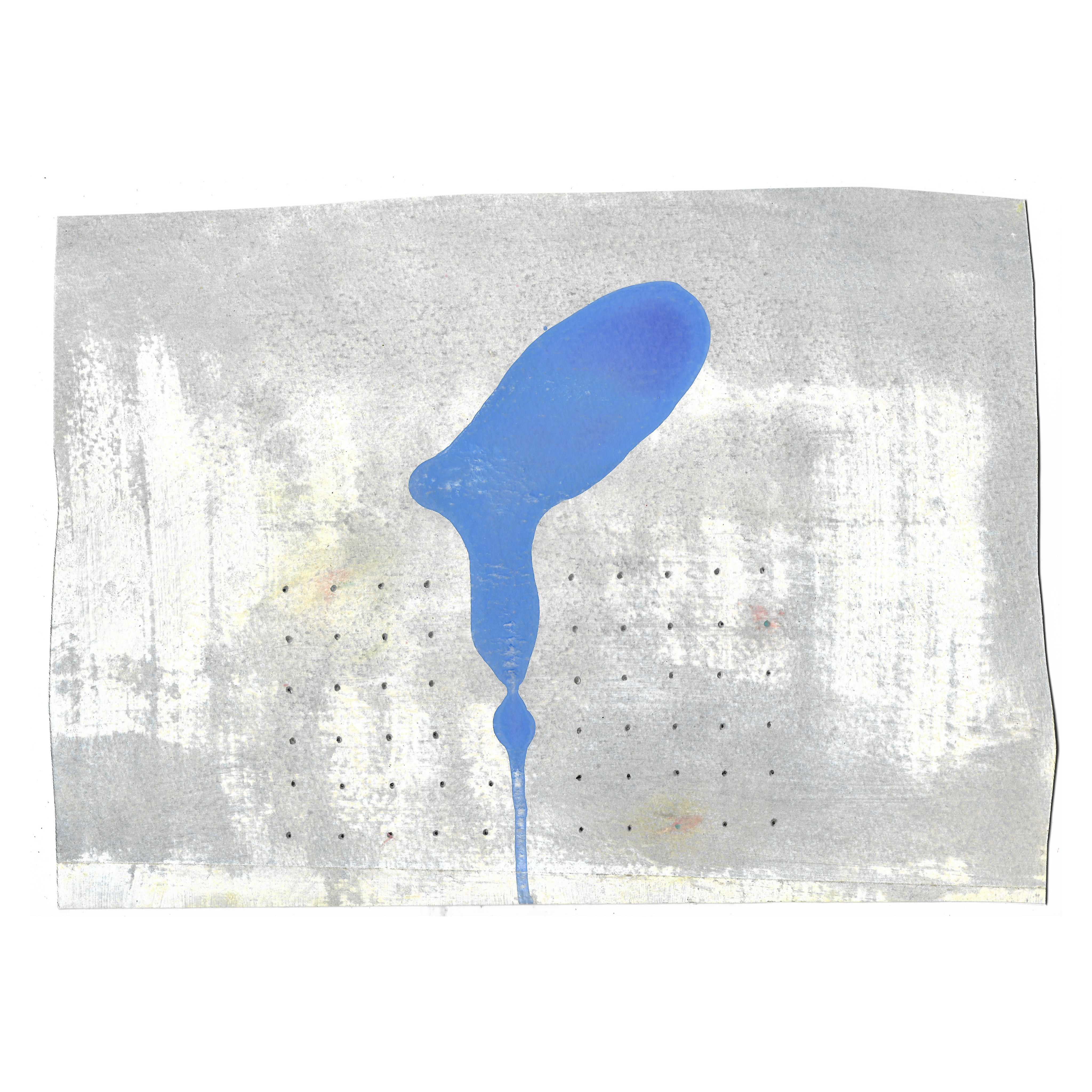 Climbing Fences, 2024, Acrylic on 300gsm paper, 19 x 26cm 