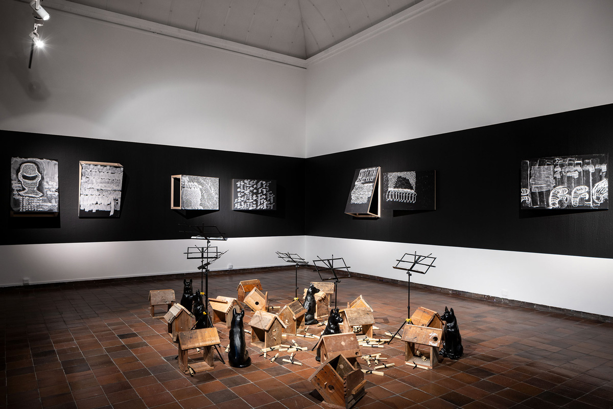 Kemang Wa Lehulere, Bring Back Lost Love (2021) | Installation view at Göteborg Konsthall, Sweden | Photograph: Hendrik Zeitler