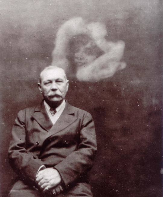 Sir Arthur Conan Doyle with Spirit, by Ada Deane