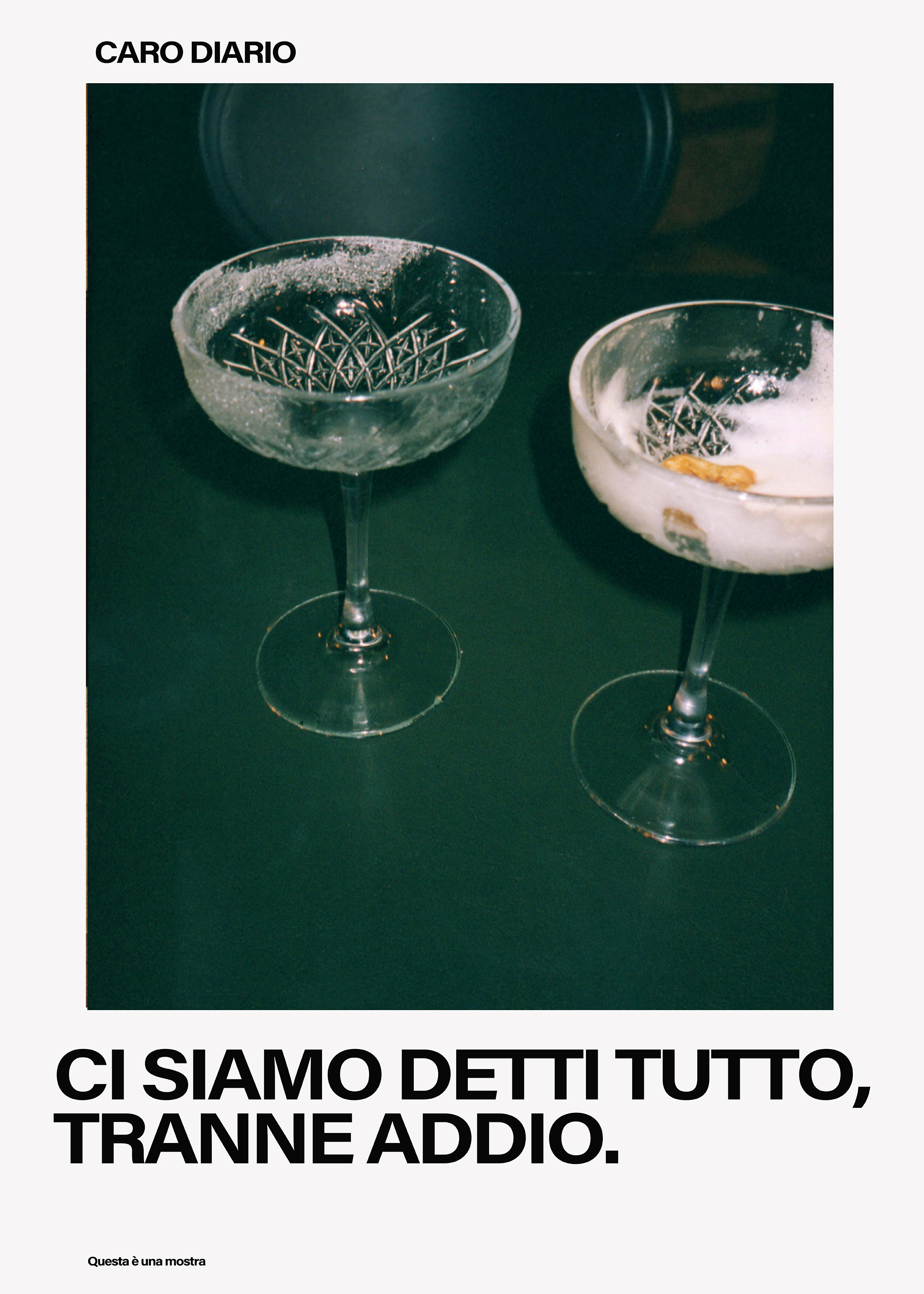 CI SIAMO DETTI TUTTO, TRANNE ADDIO.