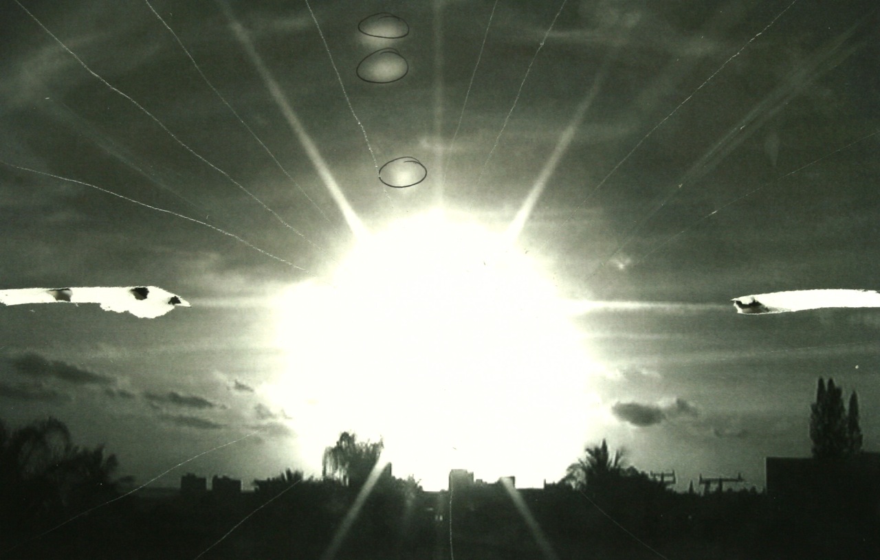 Untitled(Elements), video animation still of 4 part video installation, 2 min., 2012