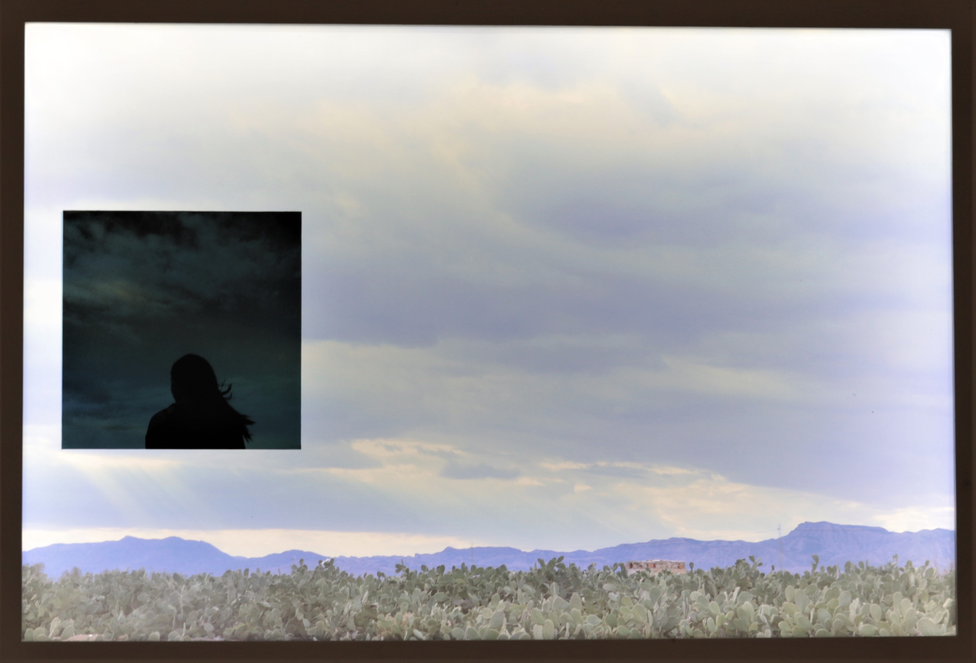 Amira Lamti, Blue sparkle, 2021