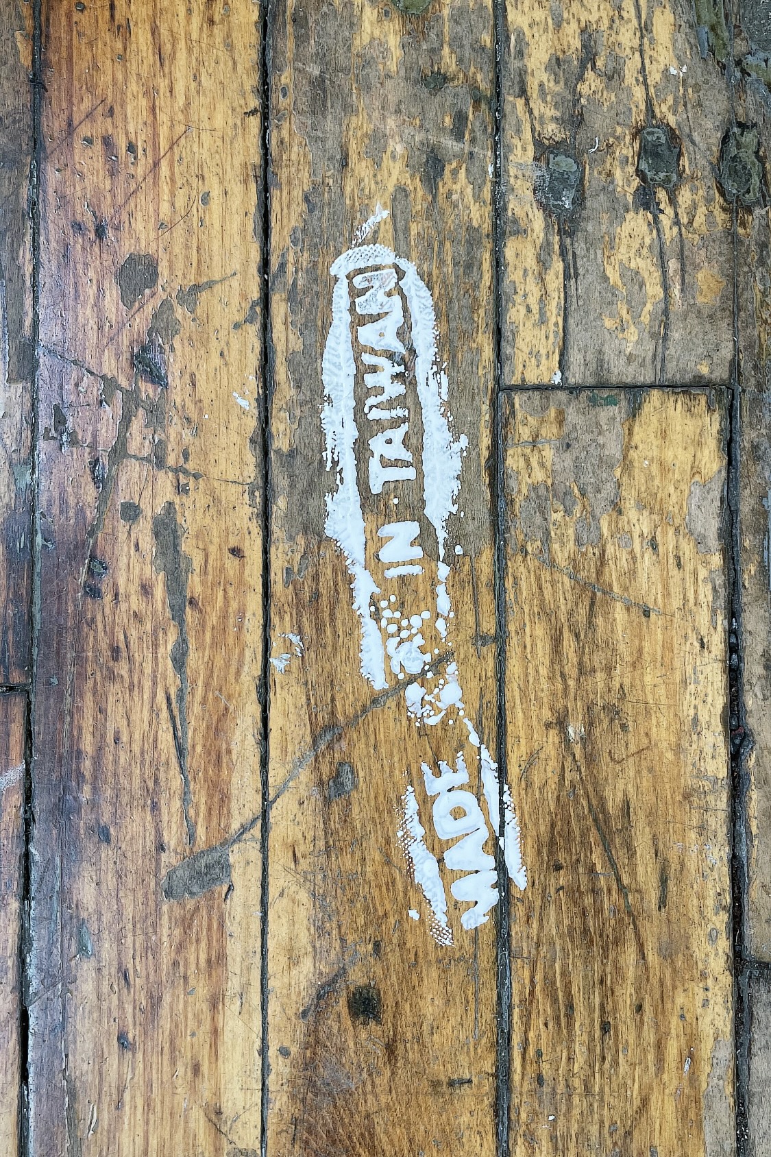 Flats on wooden floor. TAA studio, New York City, USA. May, 2025