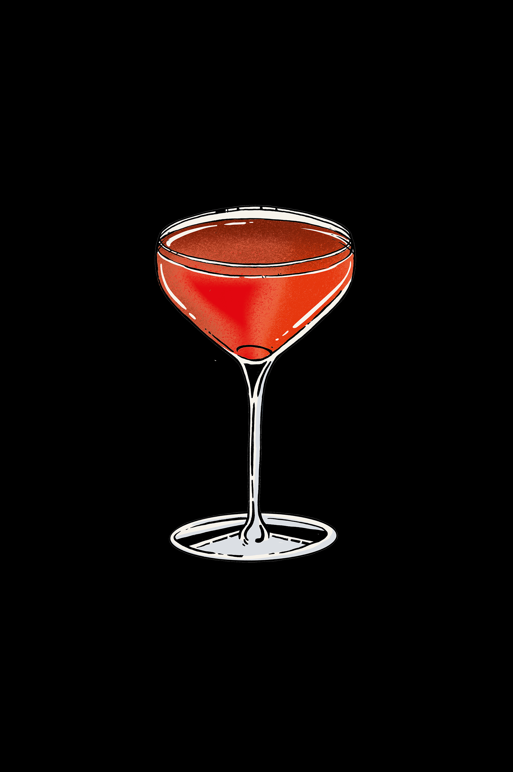 PICHUNCHO. Pisco Black Heron, Vermut Cinzano Rosso, Araucano.