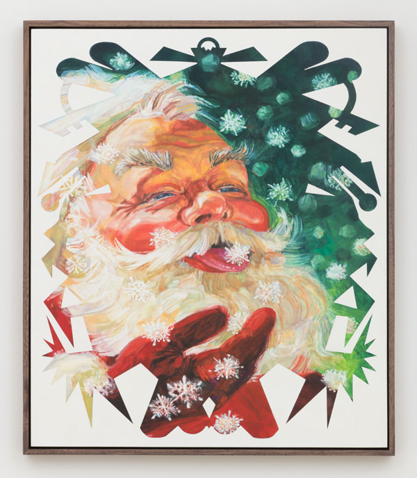 Jesse Benson, Repainting 5 (Prince of Peace), 2017, courtesy Michael Benevento, Los Angeles and the artist, photo by Jeff McLane.