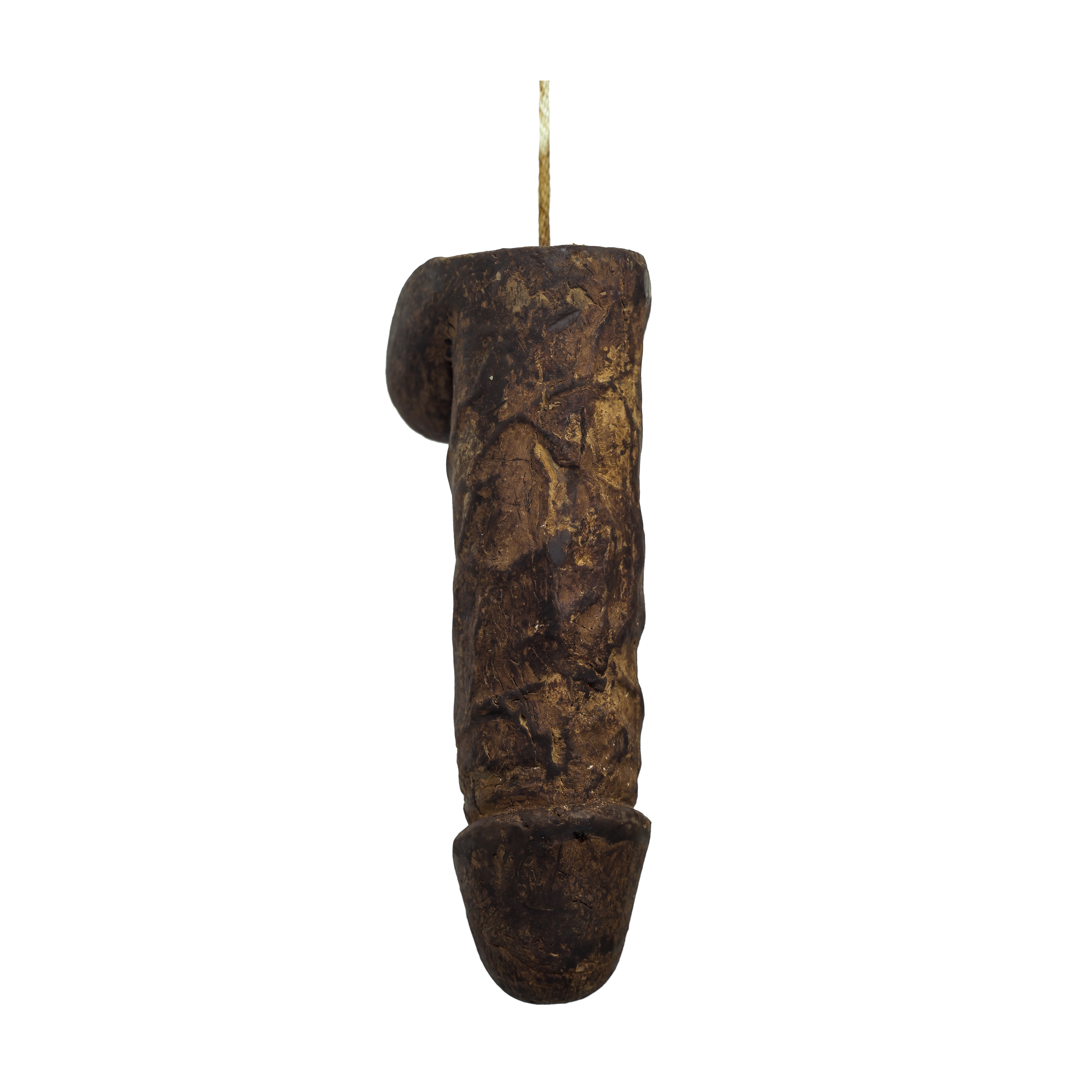 Paweł Dziemian. 40% Fair Trade, 2018. Site-specific installation (dark chocolate, nylon twine). Overall dimensions variable.