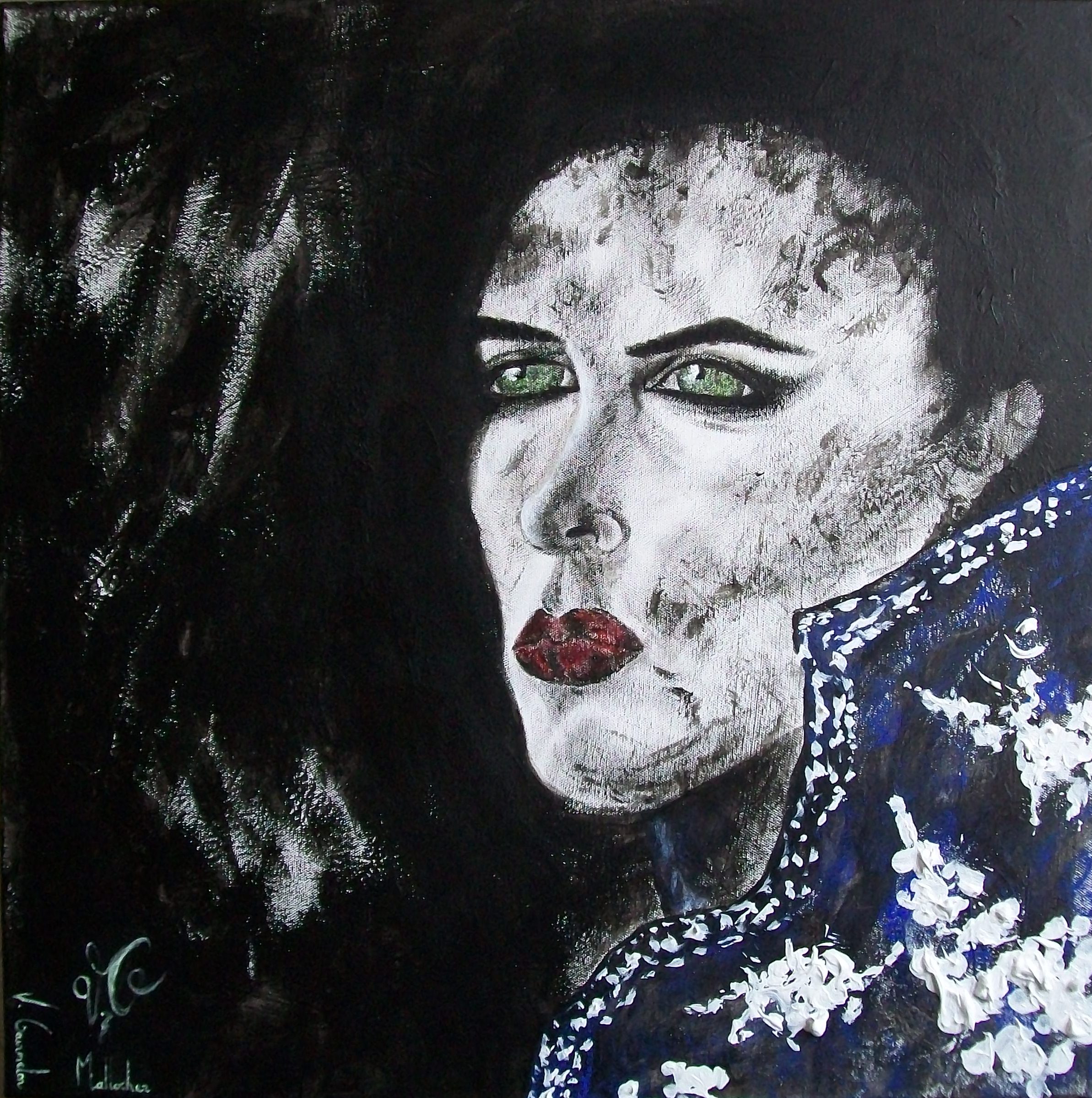  "Un jour un prince" (60x60) Acrylique sur toile 