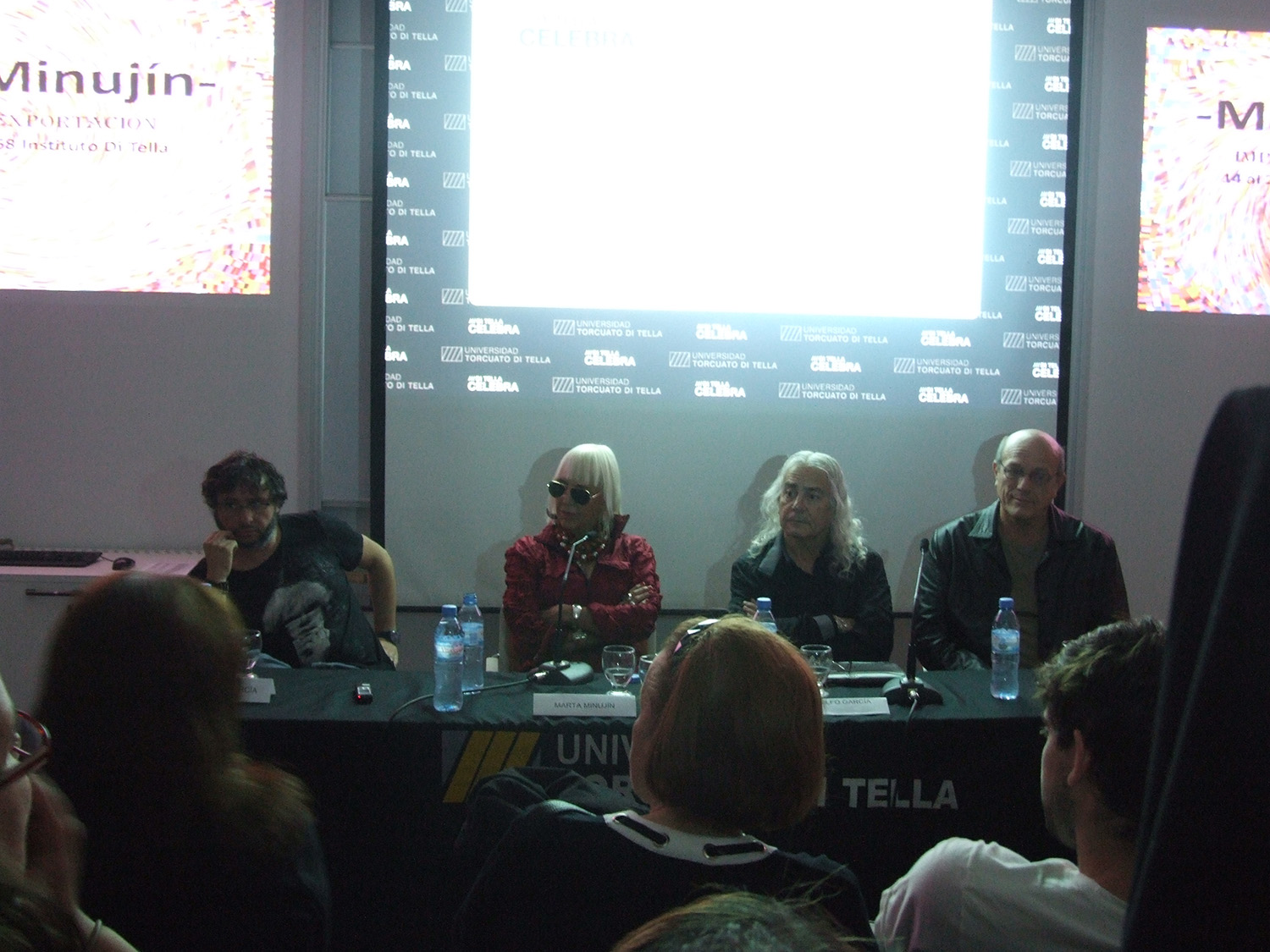 Fernando García, Marta Minujín, Rodolfo García, Emilio del Guercio