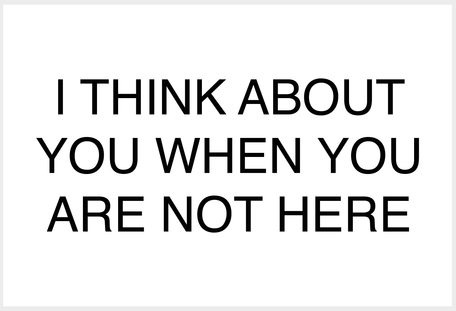 David Smith card (front)