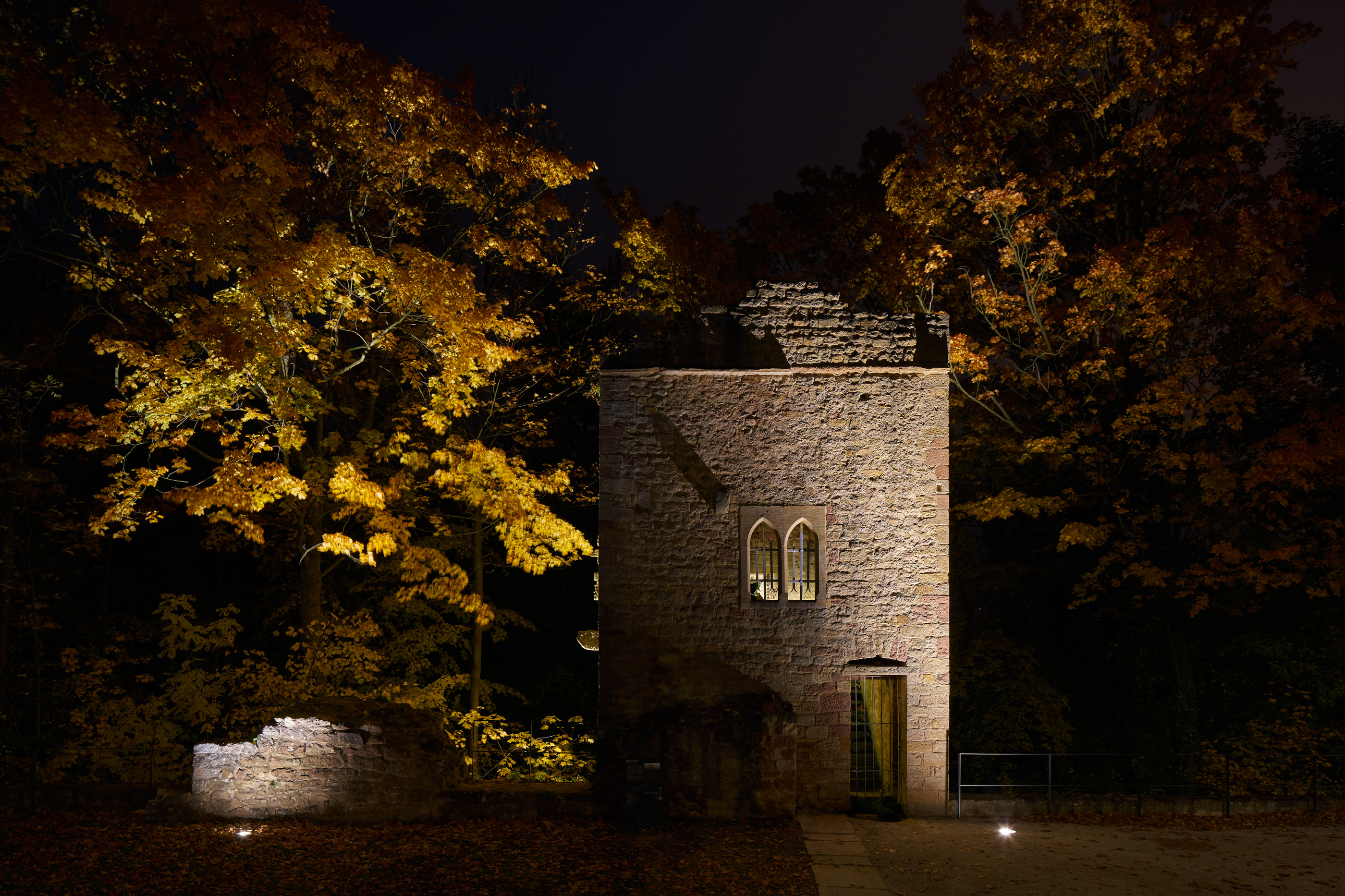 Hambacher Schloss. Kunde: Urbane Lichtkonzepte.