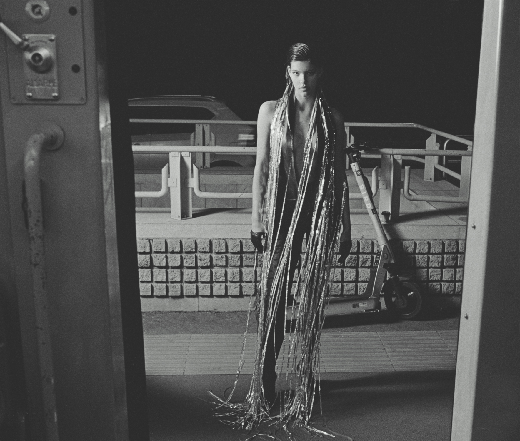 One day on the tram stop for Duel Magazine