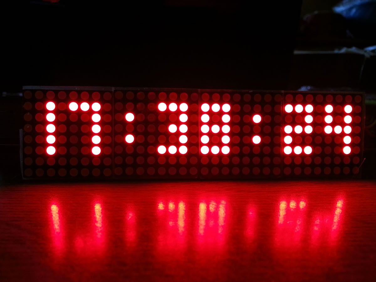 Часы 8 max. Led Matrix Clock Max 7219 ардуино. Led Matrix 8x8 Clock max7219 ардуино. Max7219 светодиодная led матрица 8x32 часы. Часы на матрице max7219.