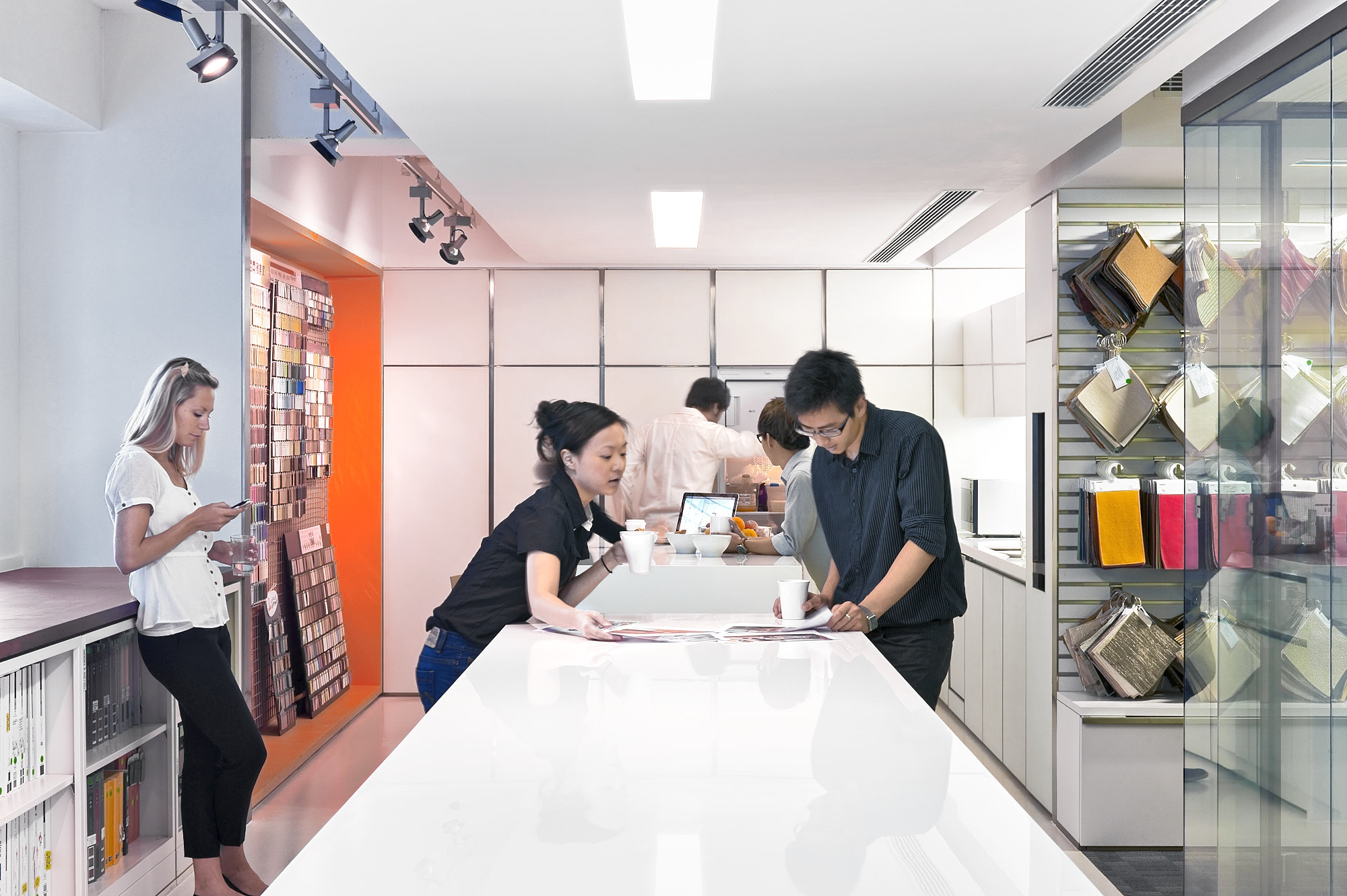 M Moser Associates, office interior, interior design photography, Innenarchitektur Fotografie