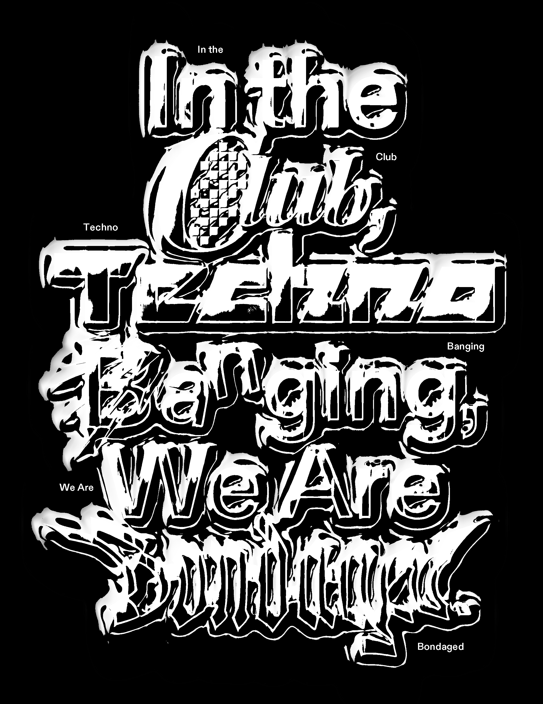 DAZED KOREA 'Techno and Bondage' Art + Graphic Design