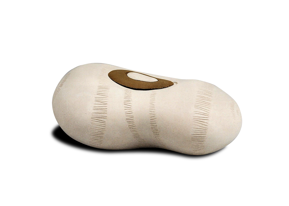 Mammona (Refrattario bianco e smalto cm 25x10x20 2002)